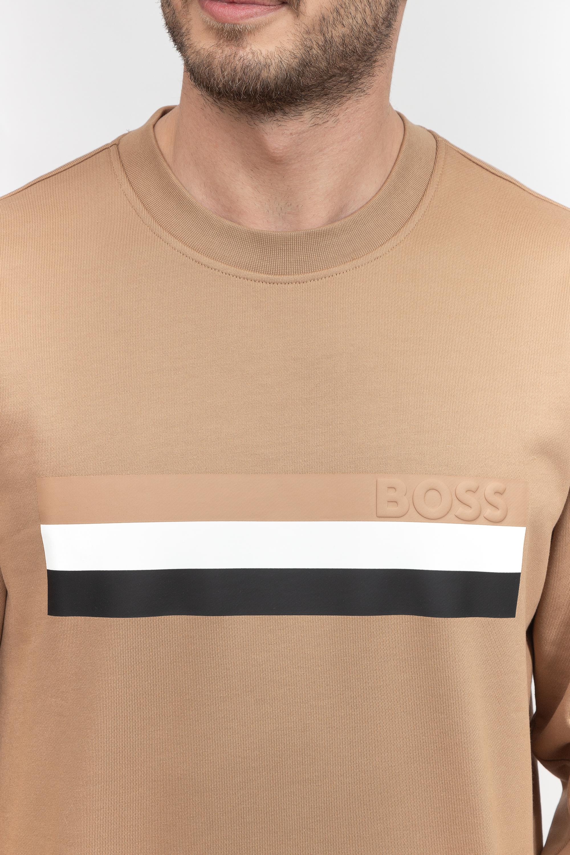 Boss Soleri Erkek Bisiklet Yaka Sweatshirt