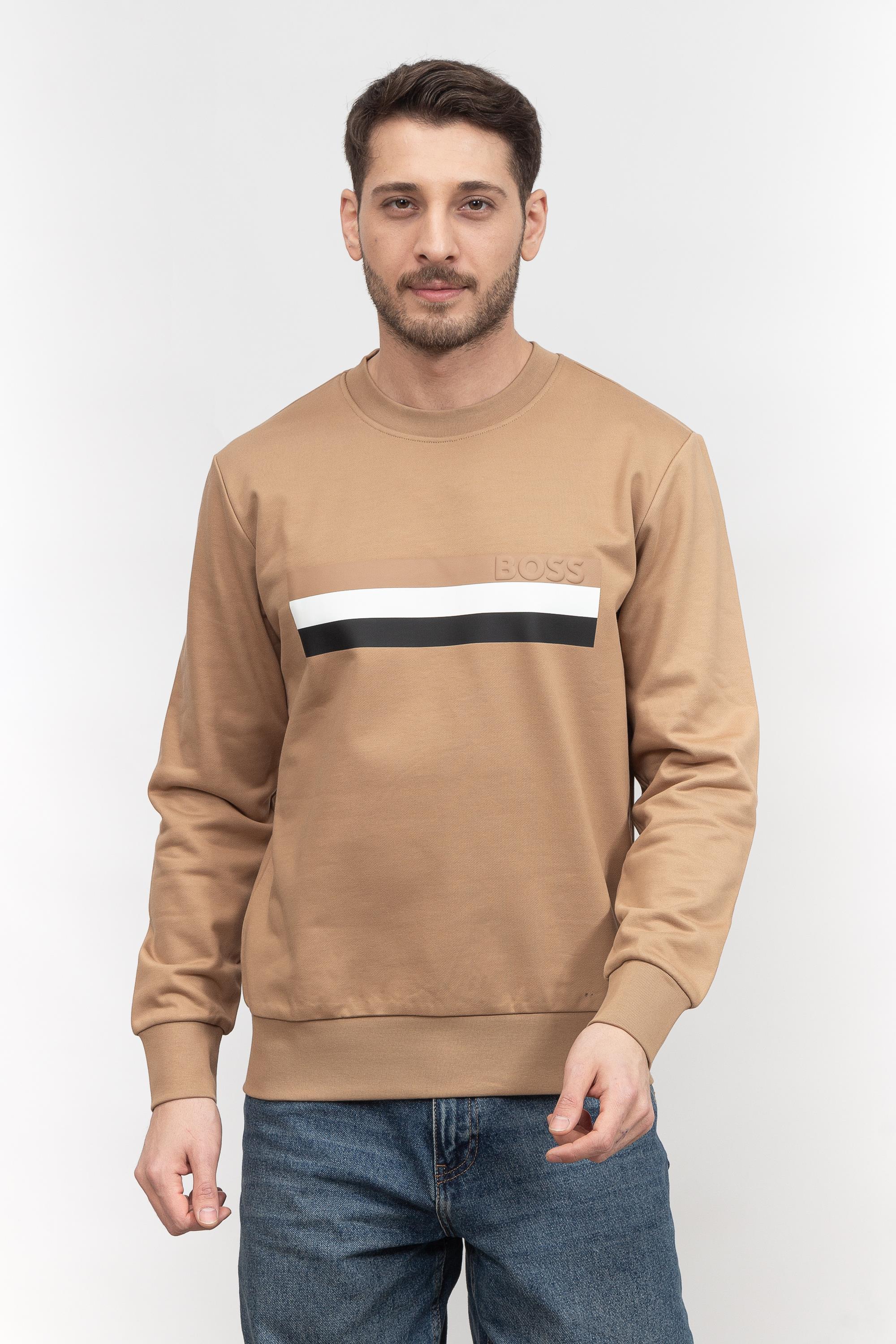 Boss Soleri Erkek Bisiklet Yaka Sweatshirt