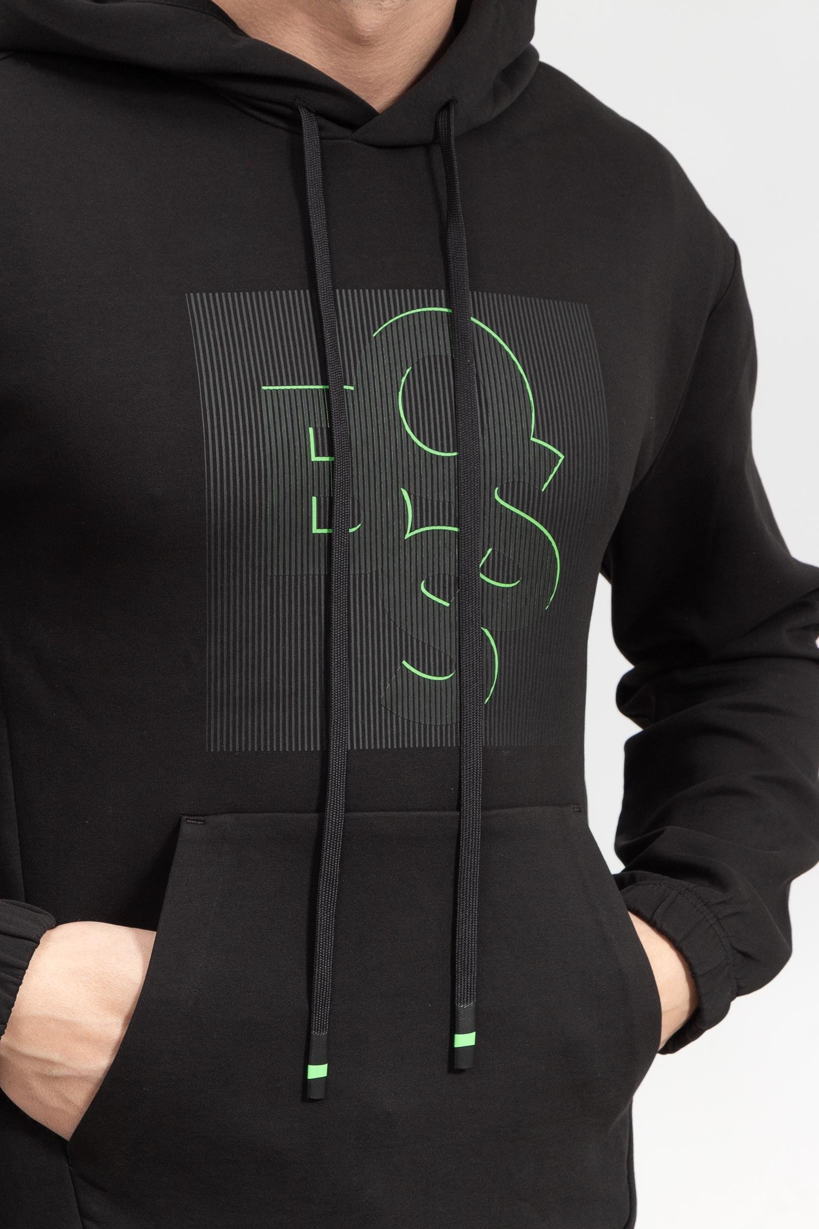 Boss Sooded Erkek Kapüşonlu Sweatshirt