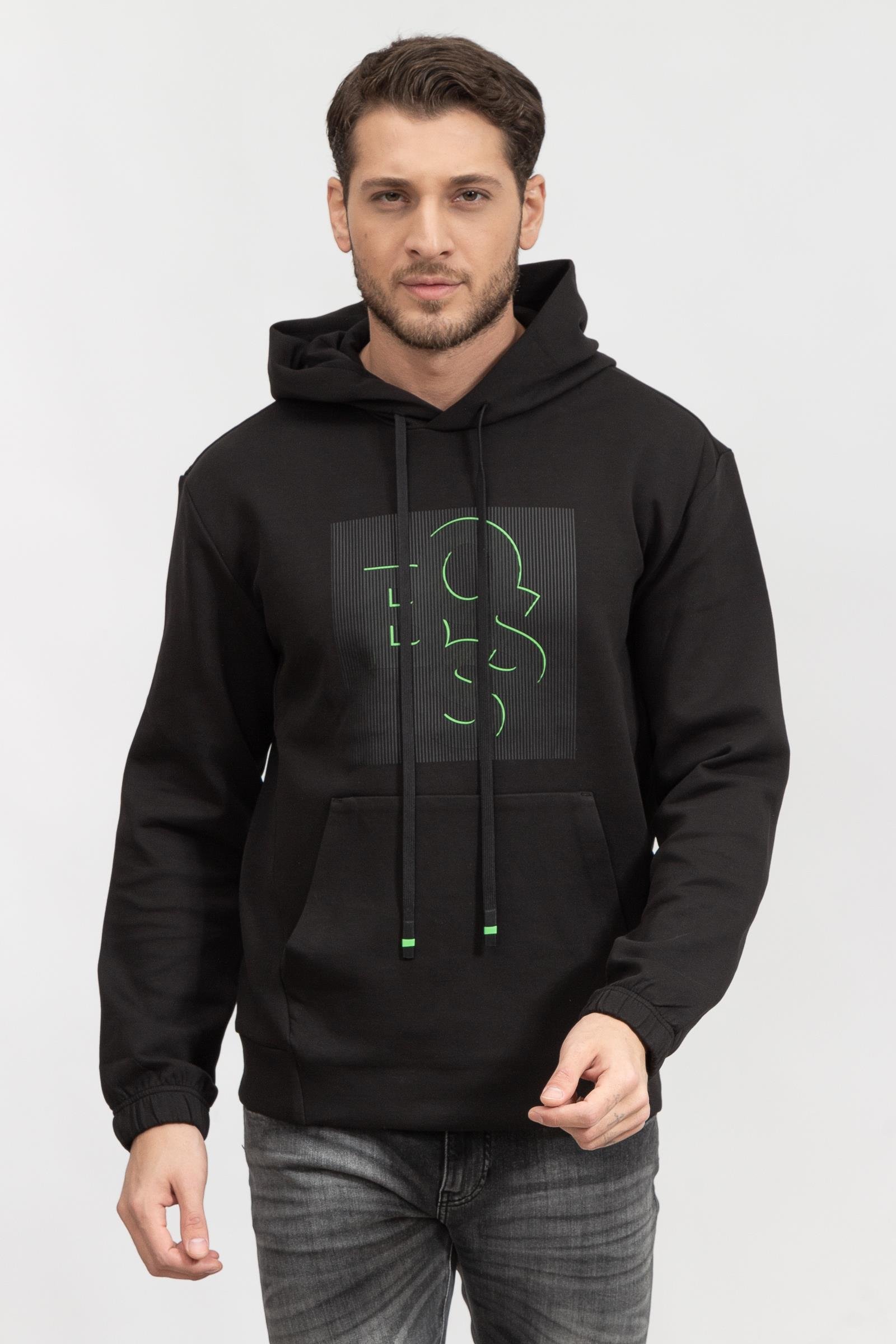 Boss Sooded Erkek Kapüşonlu Sweatshirt
