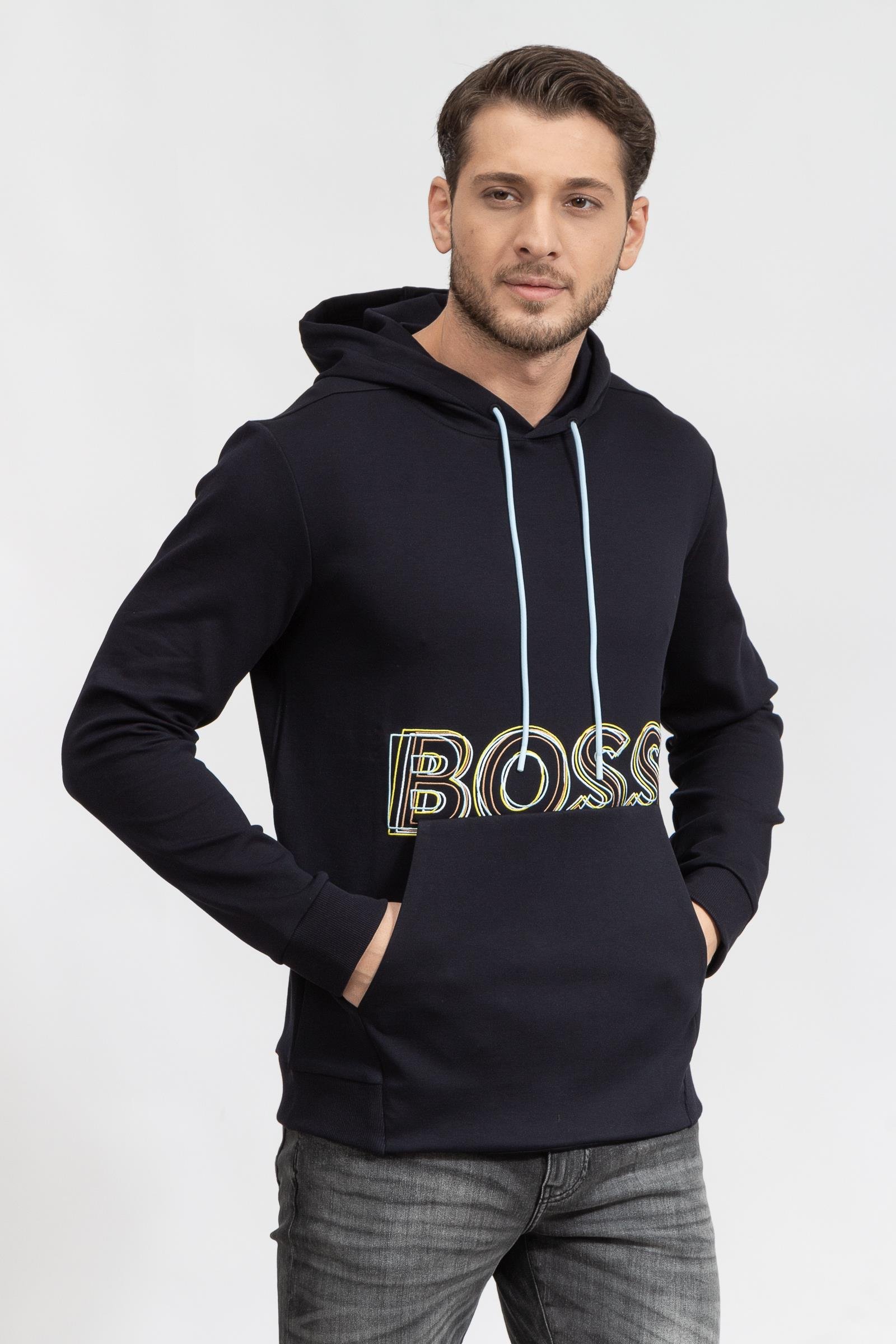 Boss Soody Erkek Kapüşonlu Sweatshirt