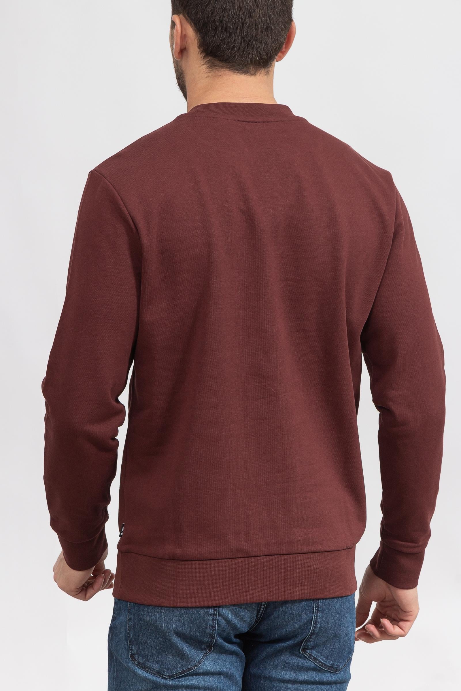 Boss Stadler Erkek Bisiklet Yaka Sweatshirt