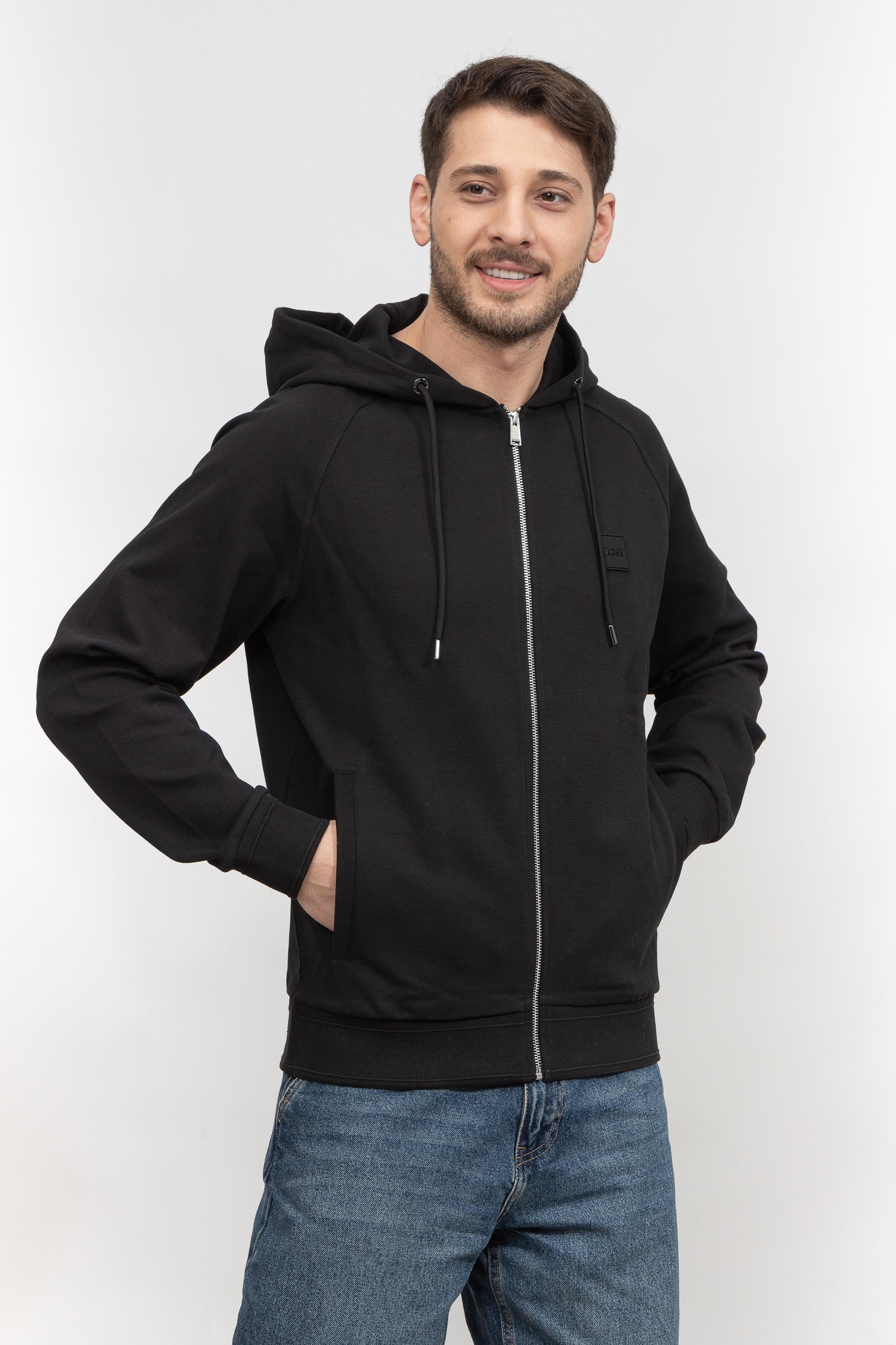 Boss Steele Erkek Fermuarlı Sweatshirt