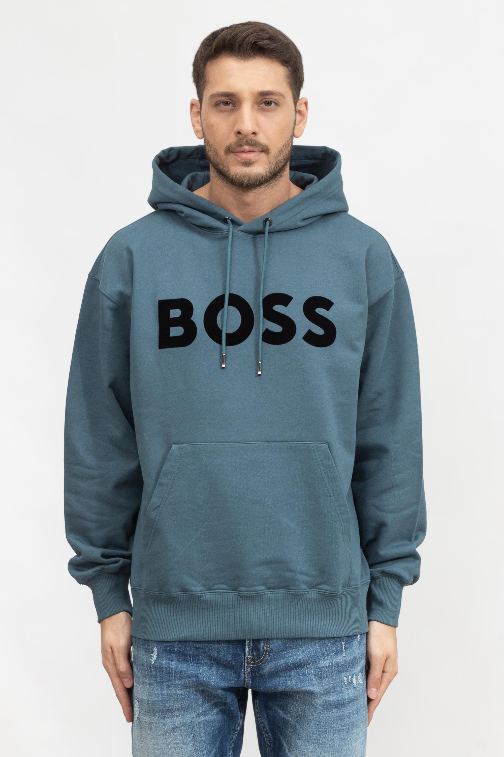 Boss Sullivan Erkek Kapüşonlu Sweatshirt