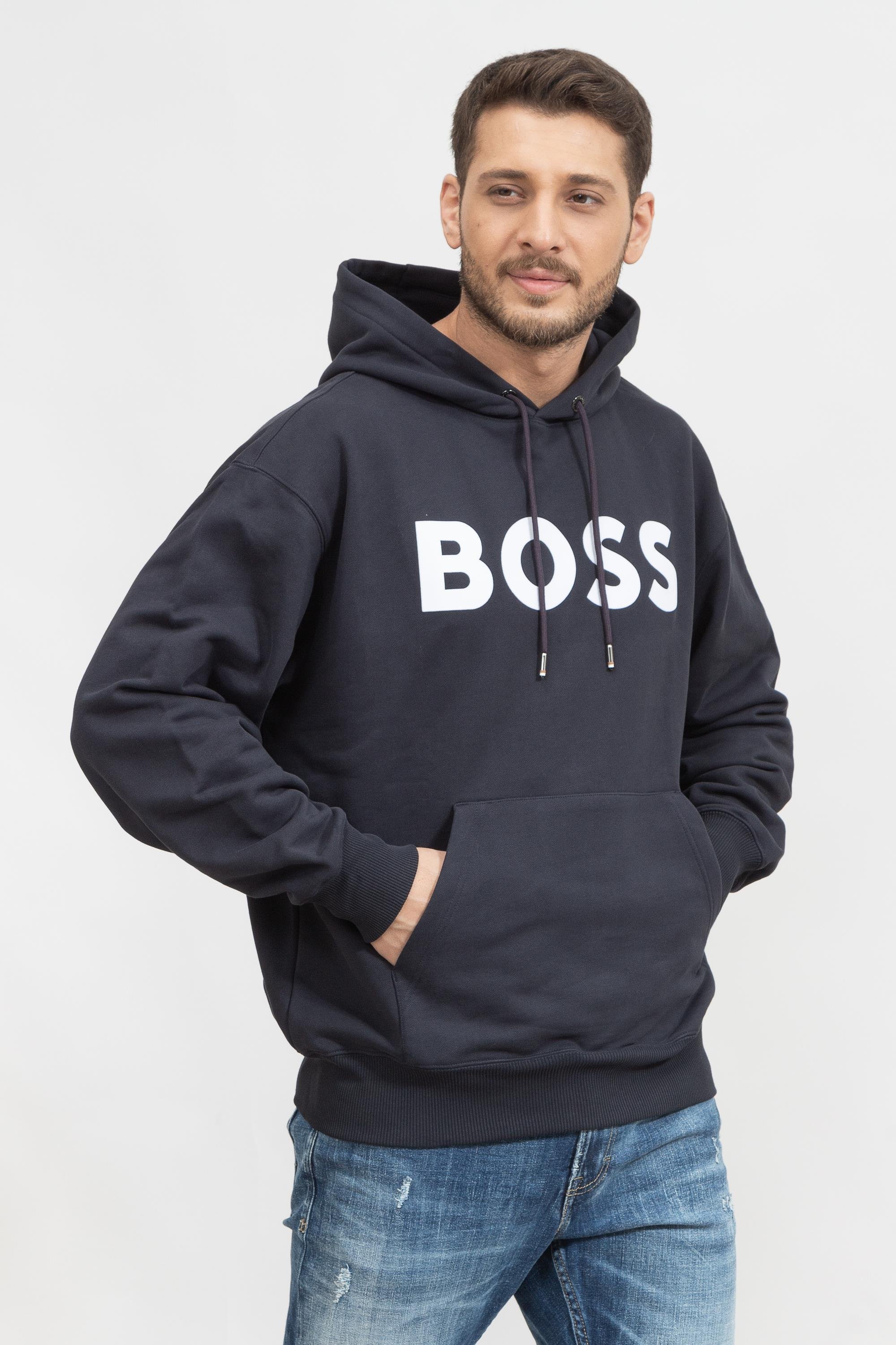 Boss Sullivan Erkek Kapüşonlu Sweatshirt