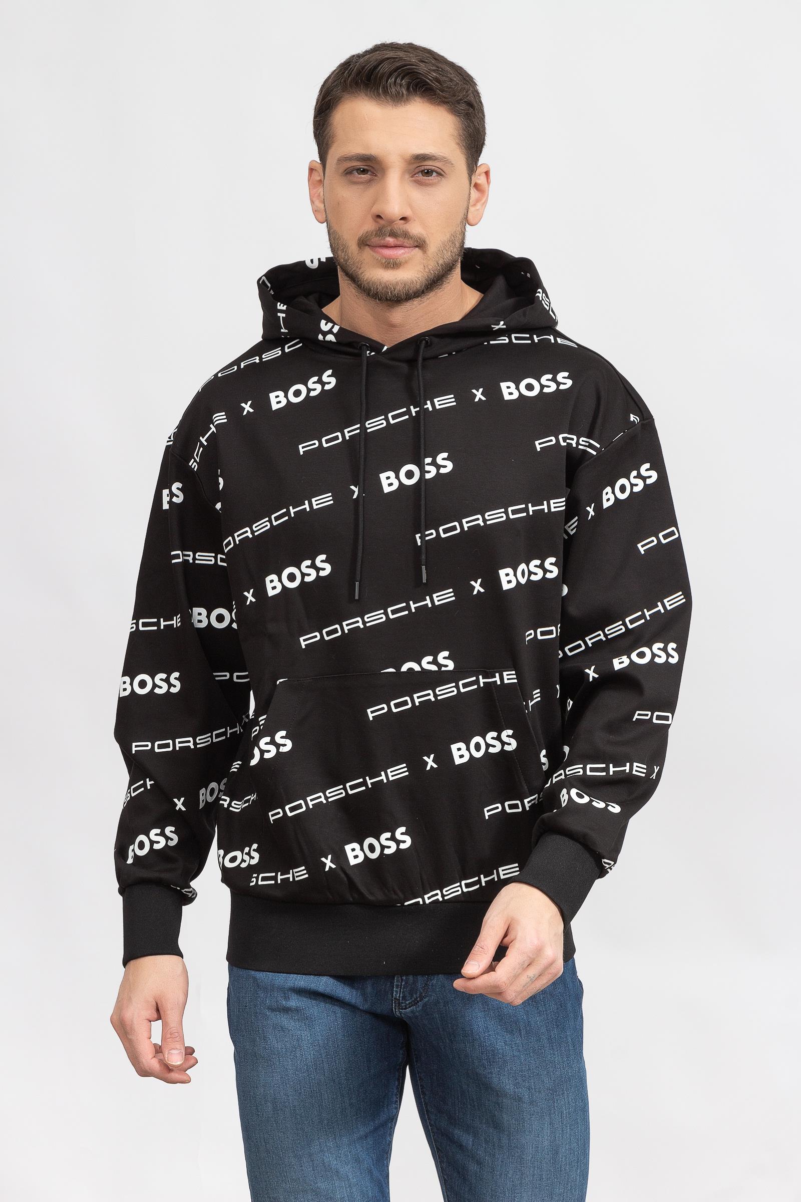 Boss Sullivan Erkek Kapüşonlu Sweatshirt