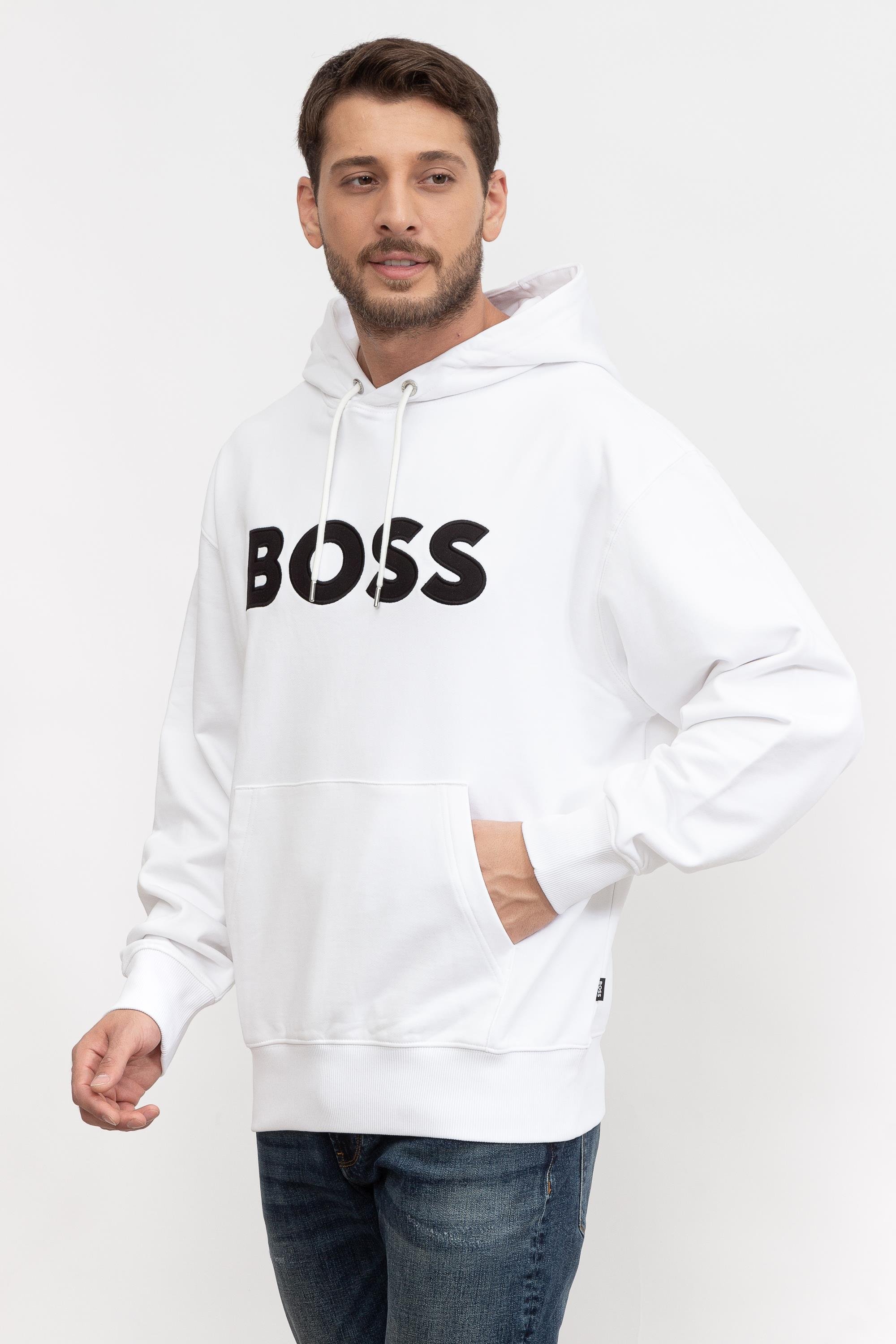 Boss Sullivan Erkek Kapüşonlu Sweatshirt