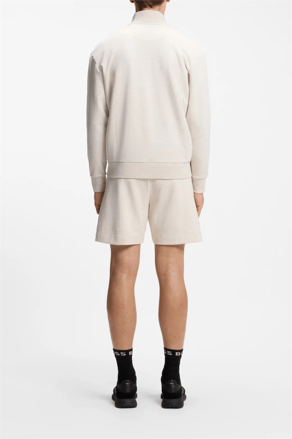 BOSS Sw Collar Full Zip Erkek Fermuarlı Sweatshirt