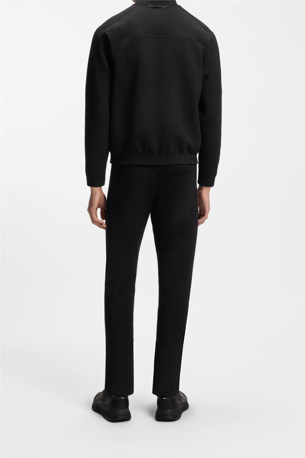 Boss Sw Ps Spirit70 Bo Erkek Fermuarlı Sweatshirt Siyah