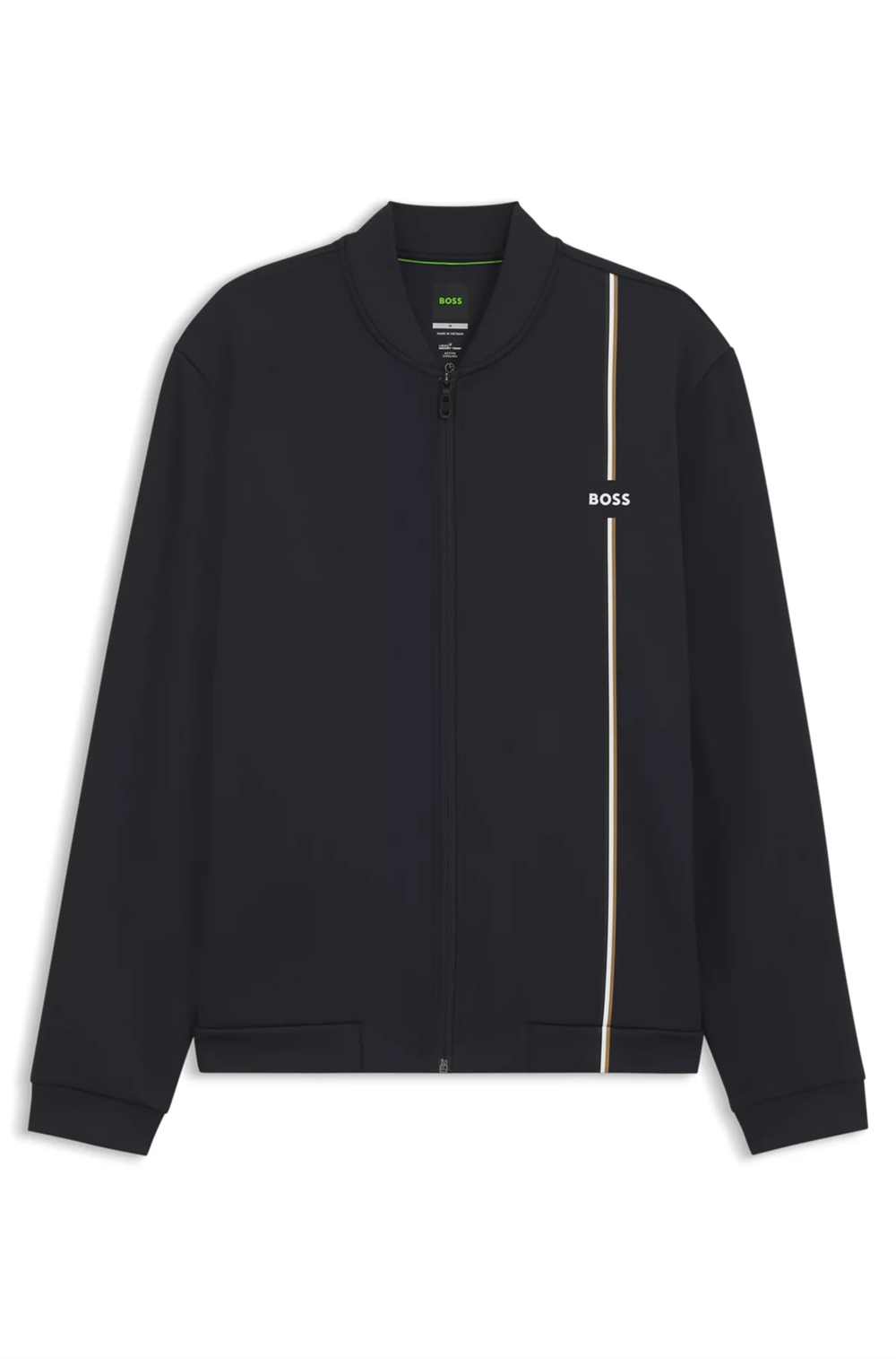 BOSS Sw Toc Game Fz Erkek Fermuarlı Sweatshirt Mavi