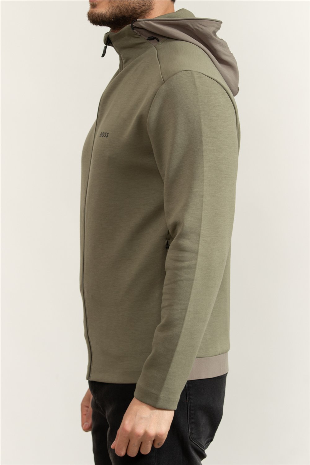 BOSS Sw Tour Hd Fz Erkek Fermuarlı Sweatshirt