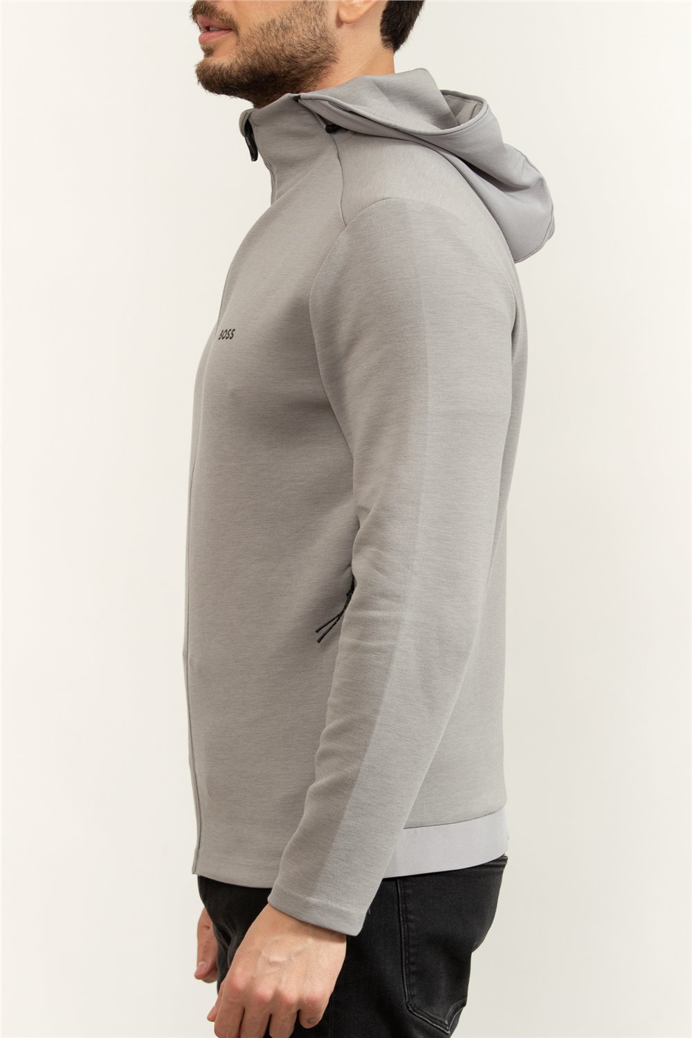 BOSS Sw Tour Hd Fz Erkek Fermuarlı Sweatshirt