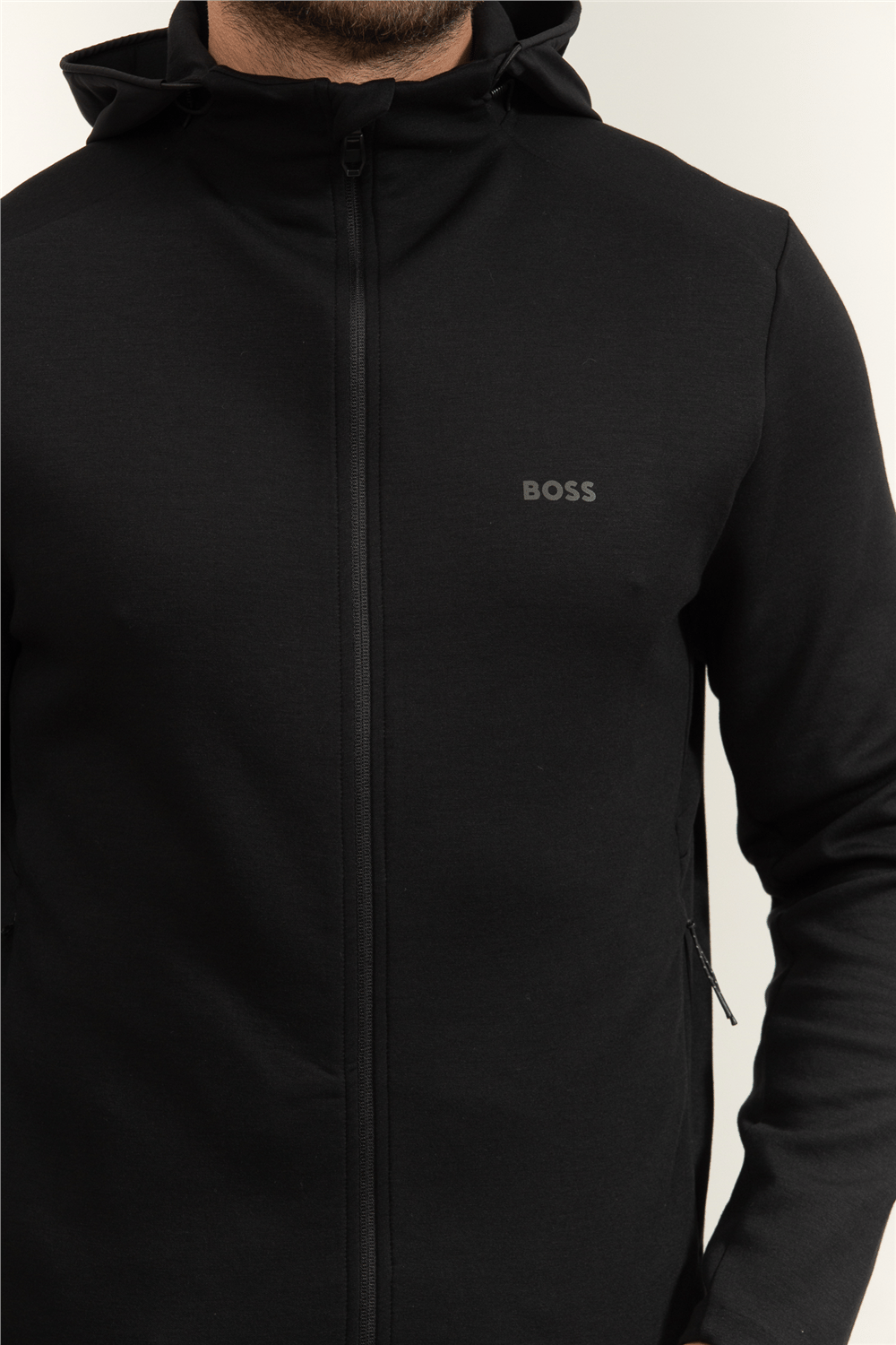 BOSS Sw Tour Hd Fz Erkek Fermuarlı Sweatshirt