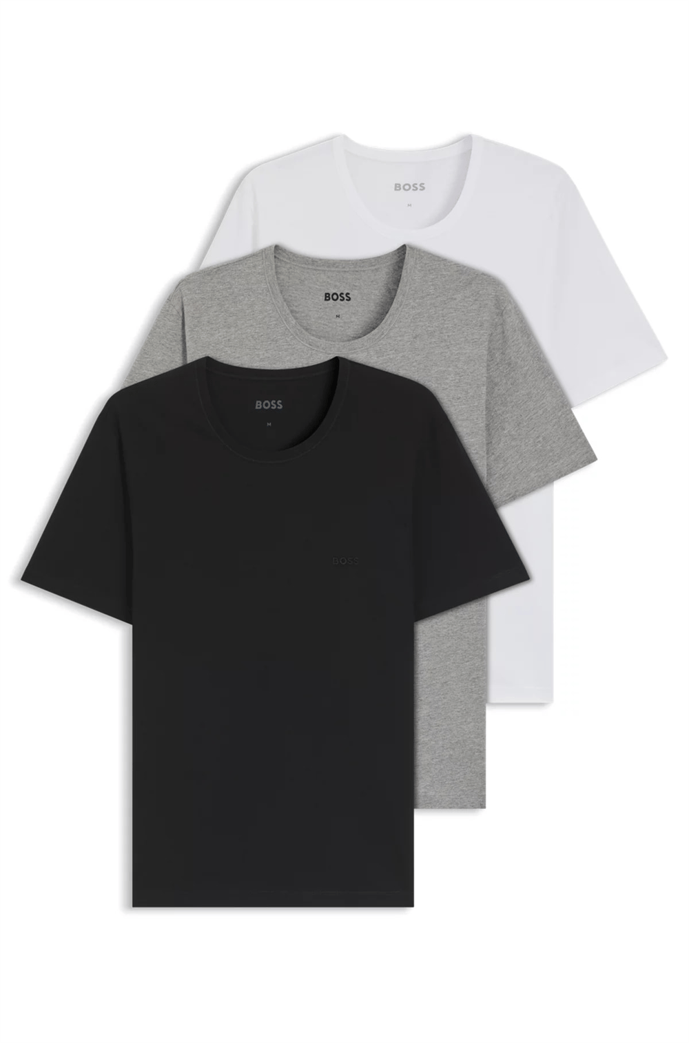BOSS T-Shirt Rn 3P Classic Erkek 3lü Atlet Çok Renkli