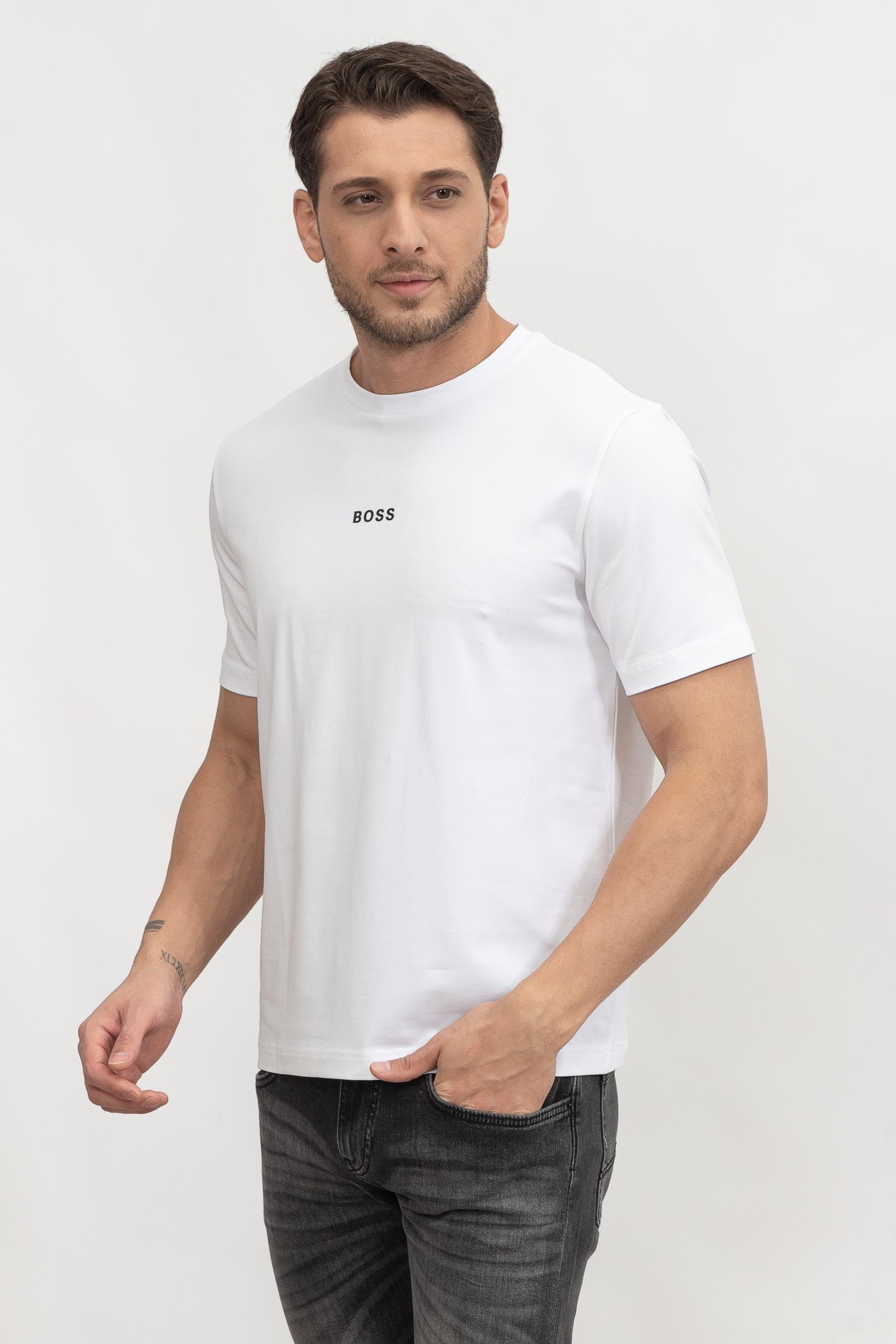 Boss TChup Erkek Bisiklet Yaka T-Shirt