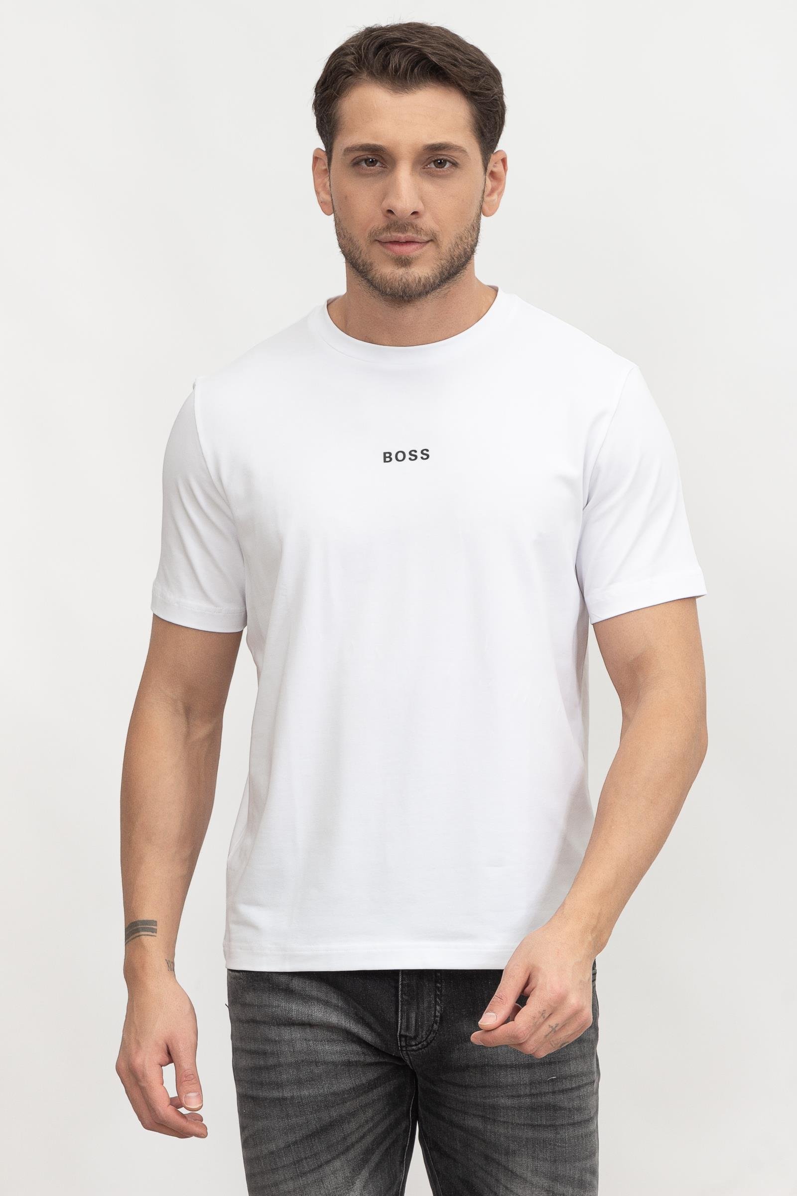 Boss TChup Erkek Bisiklet Yaka T-Shirt