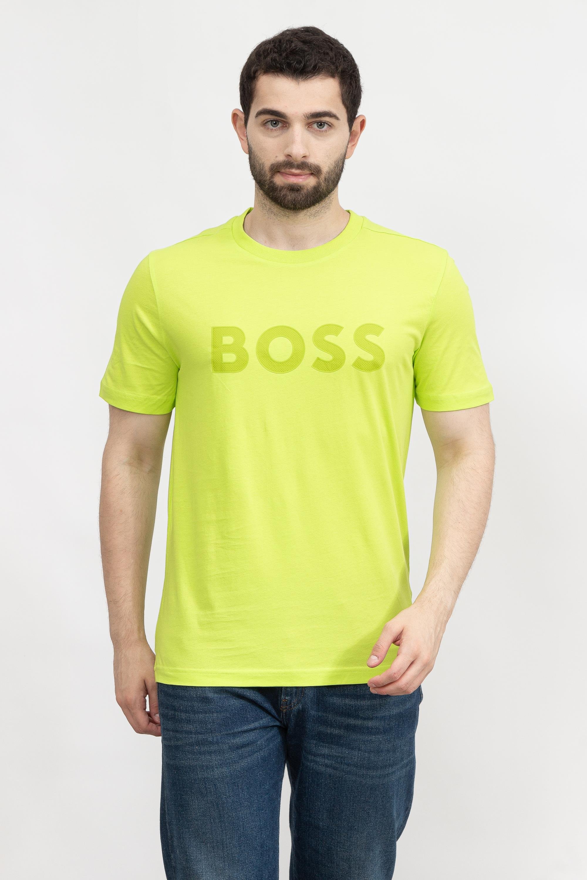 Boss Tee Erkek Bisiklet Yaka T-Shirt