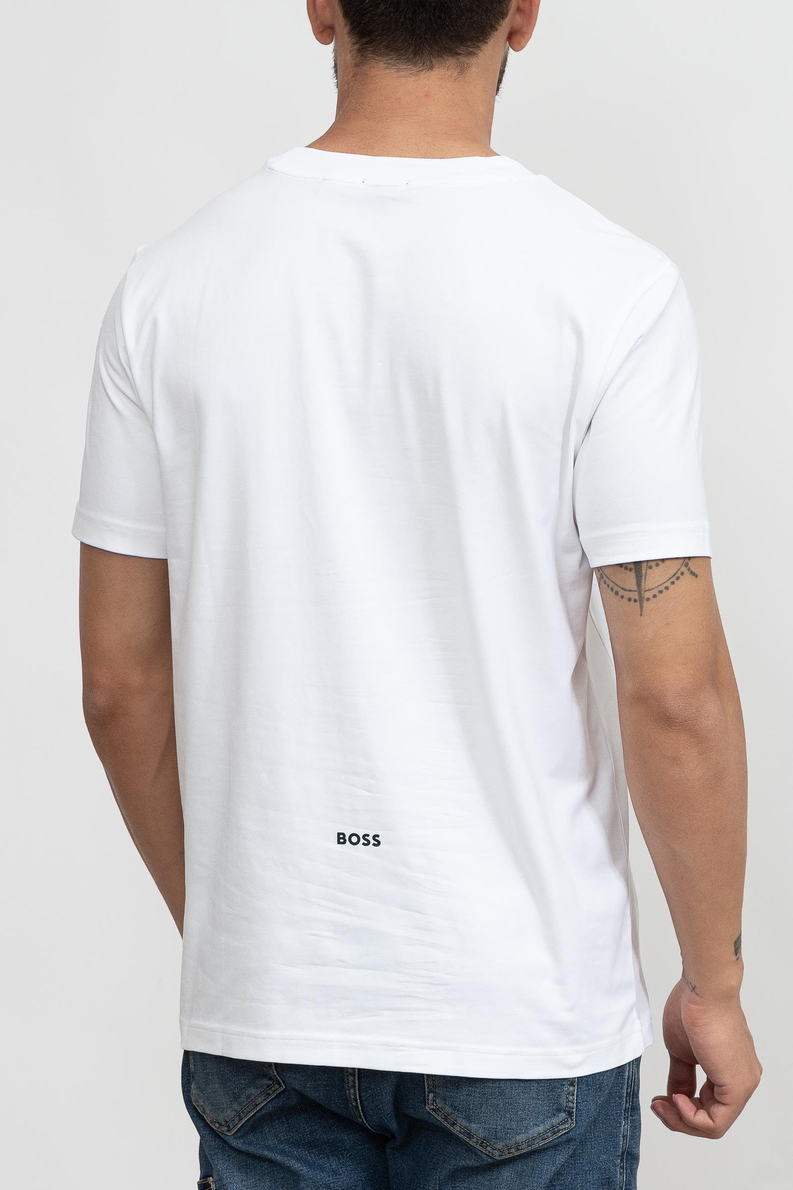Boss Tee Erkek Bisiklet Yaka T-Shirt