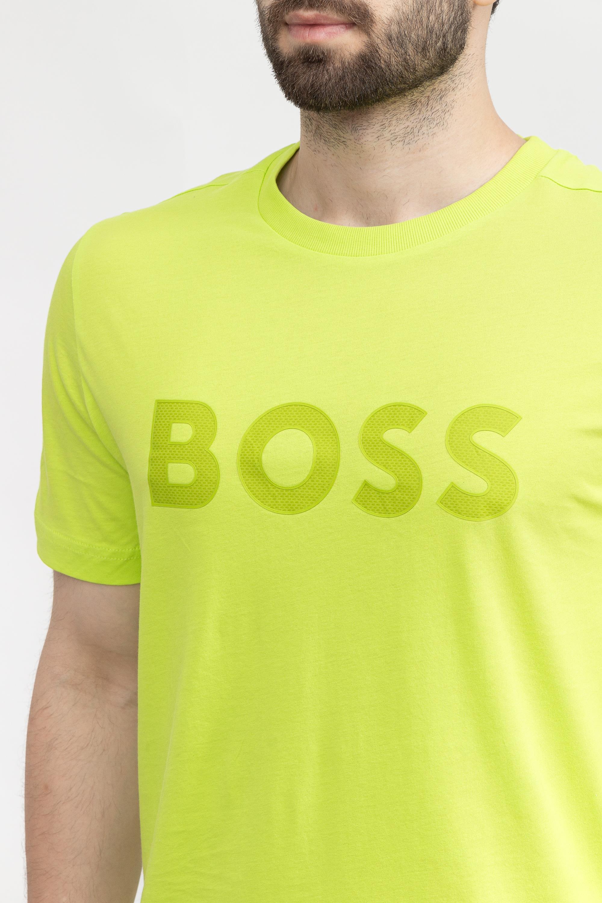 Boss Tee Erkek Bisiklet Yaka T-Shirt