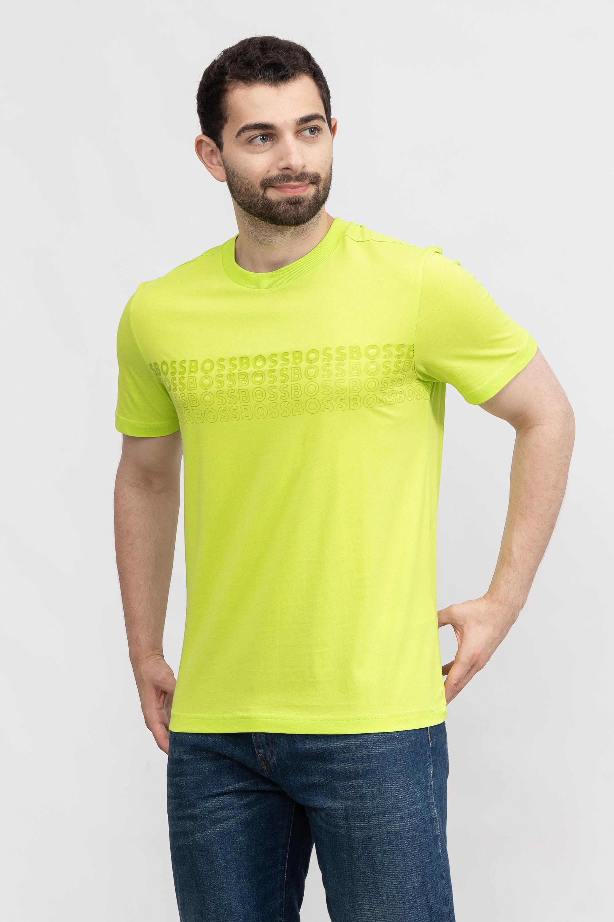 Boss Tee Erkek Bisiklet Yaka T-Shirt