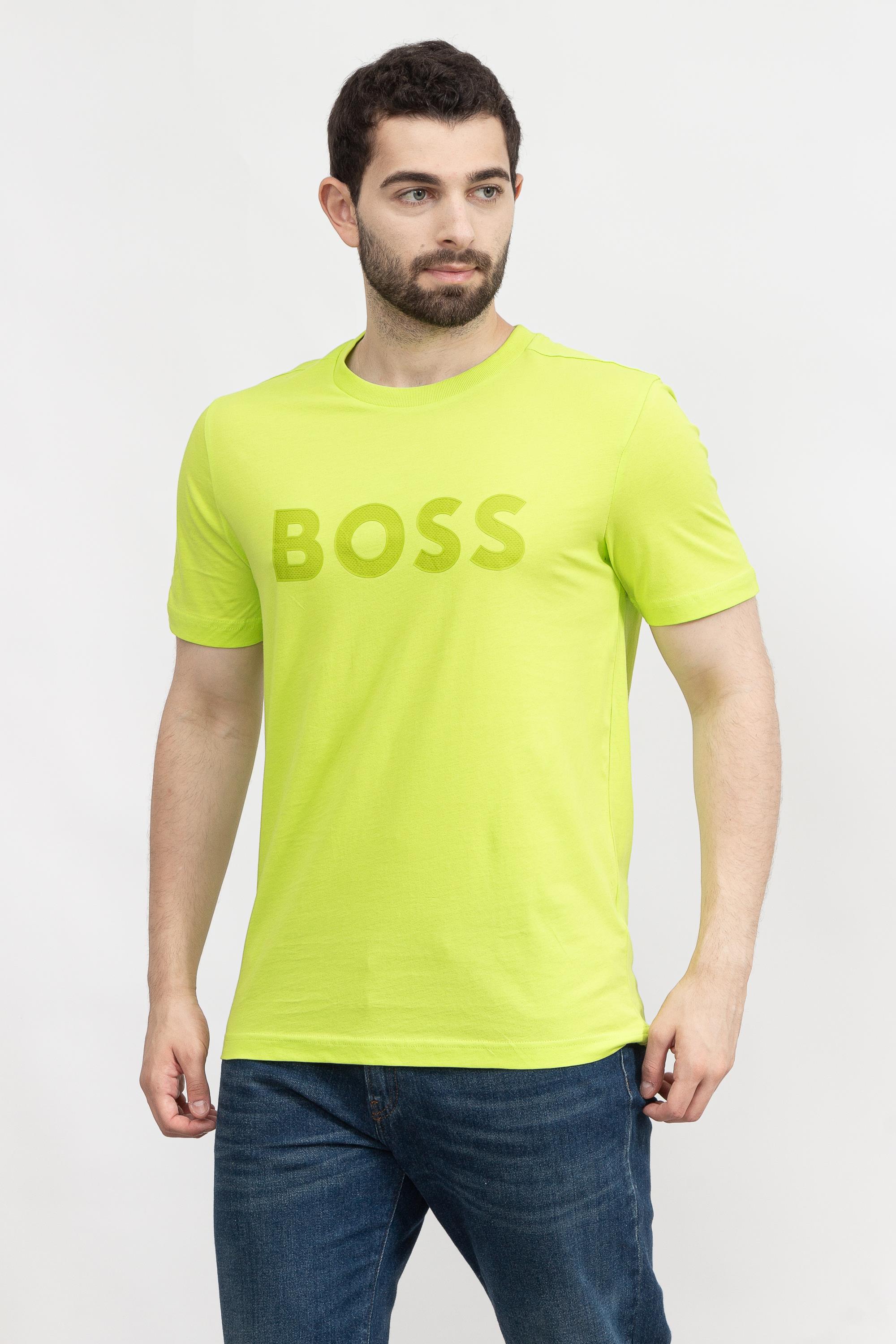 Boss Tee Erkek Bisiklet Yaka T-Shirt