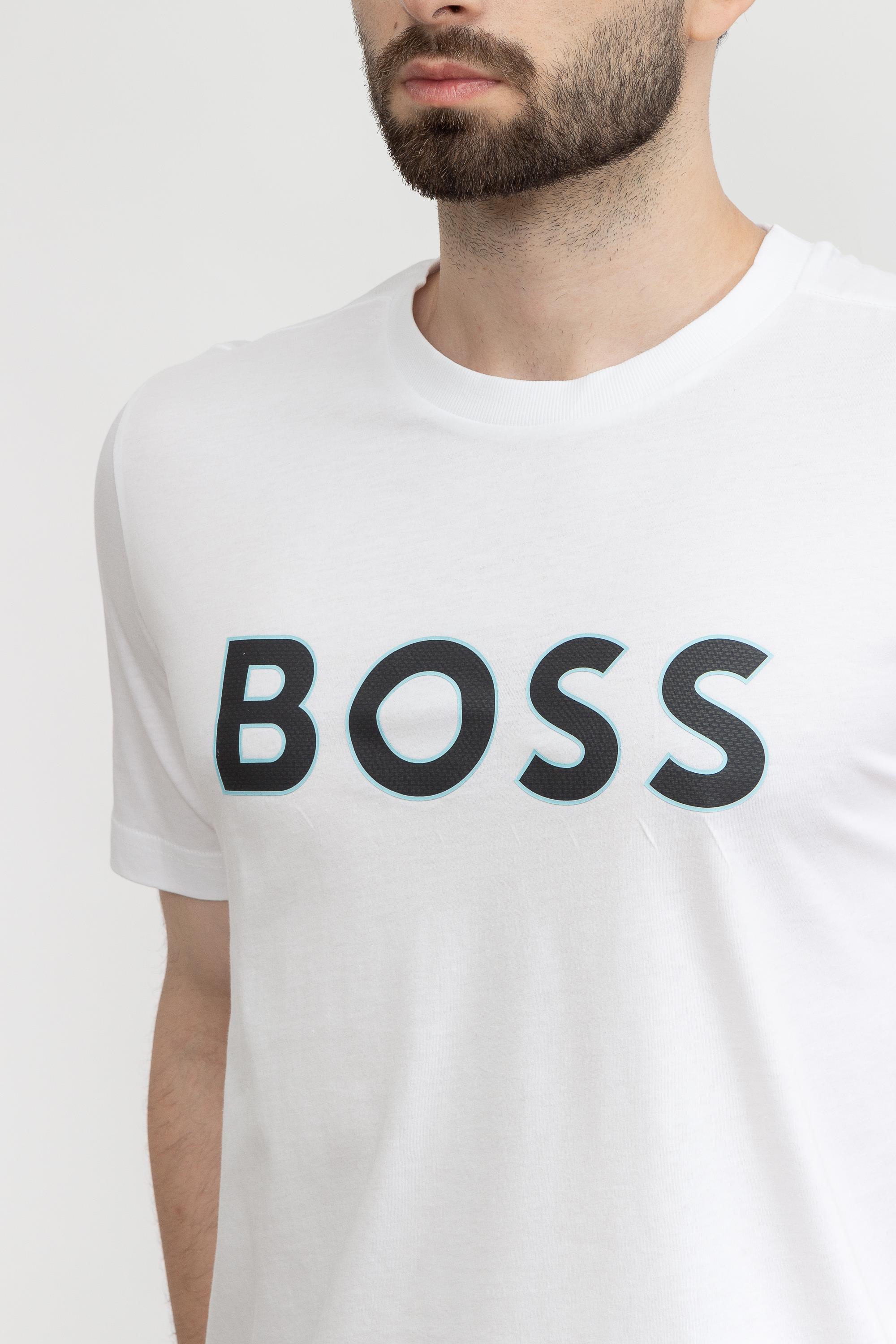 Boss Tee Erkek Bisiklet Yaka T-Shirt