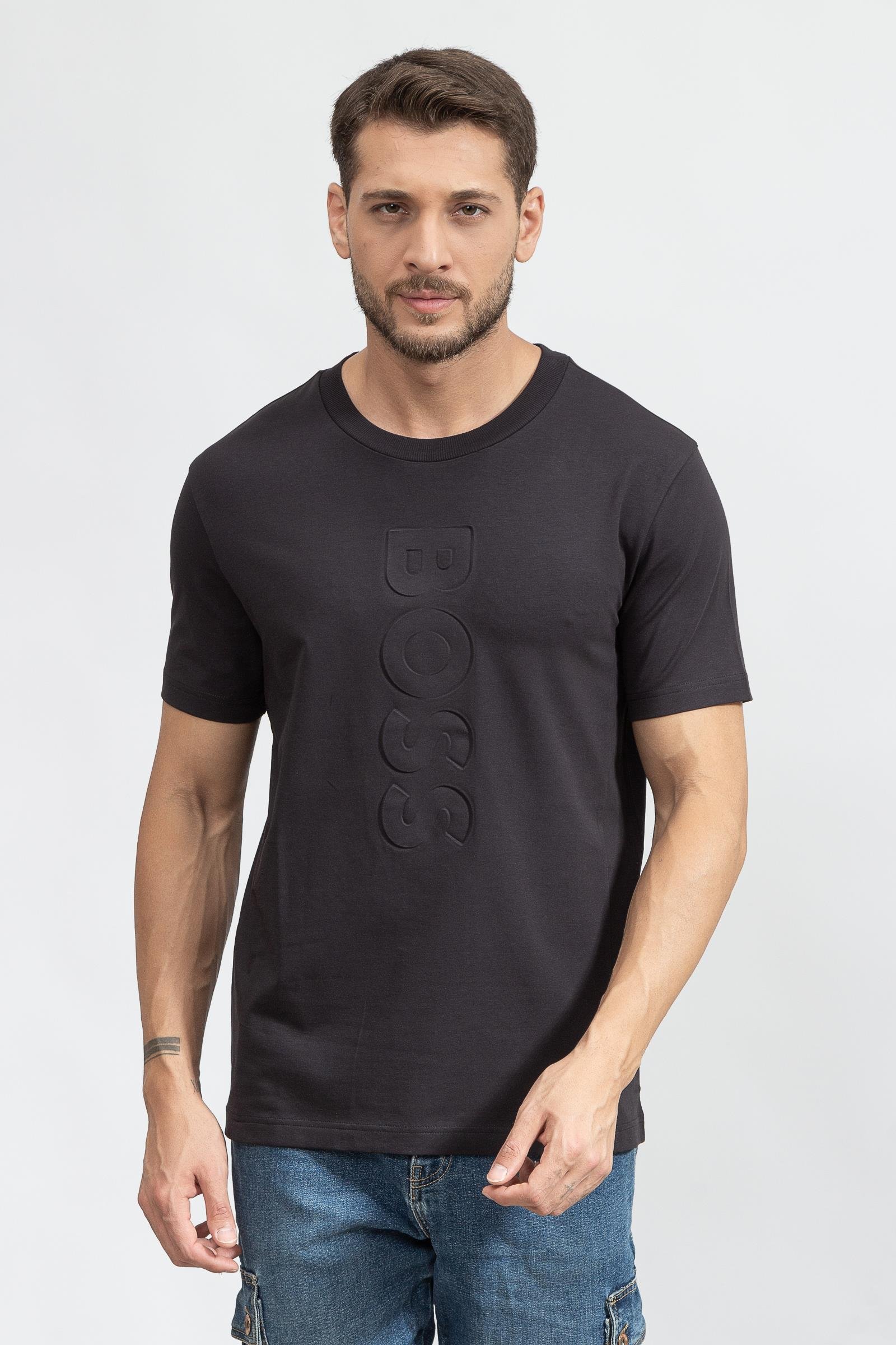 Boss Tee Erkek Bisiklet Yaka T-Shirt