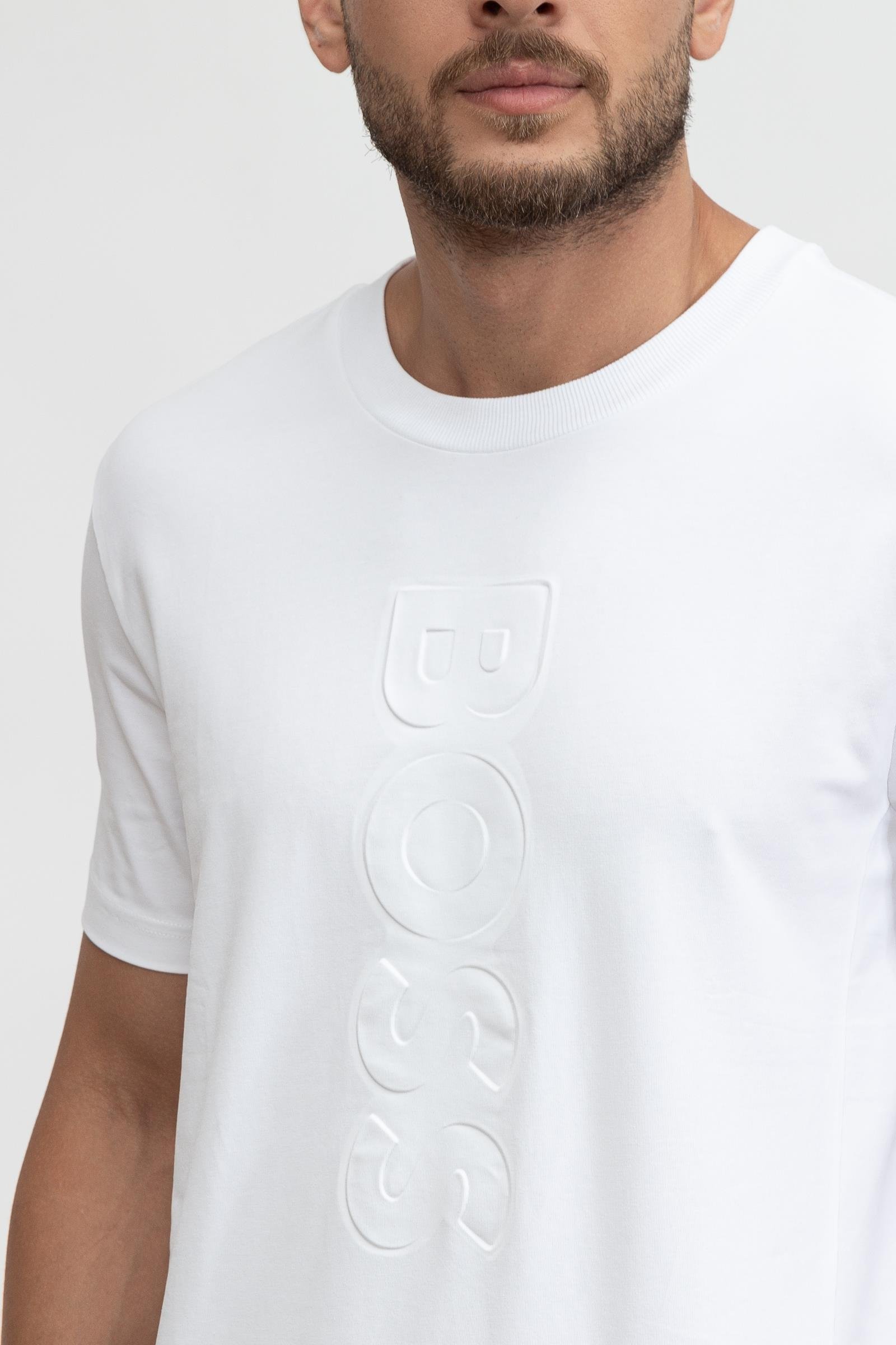 Boss Tee Erkek Bisiklet Yaka T-Shirt