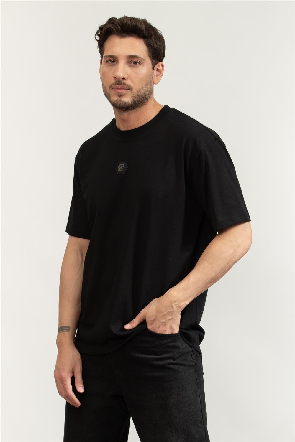 Boss Tee Future Erkek Bisiklet Yaka T-Shirt