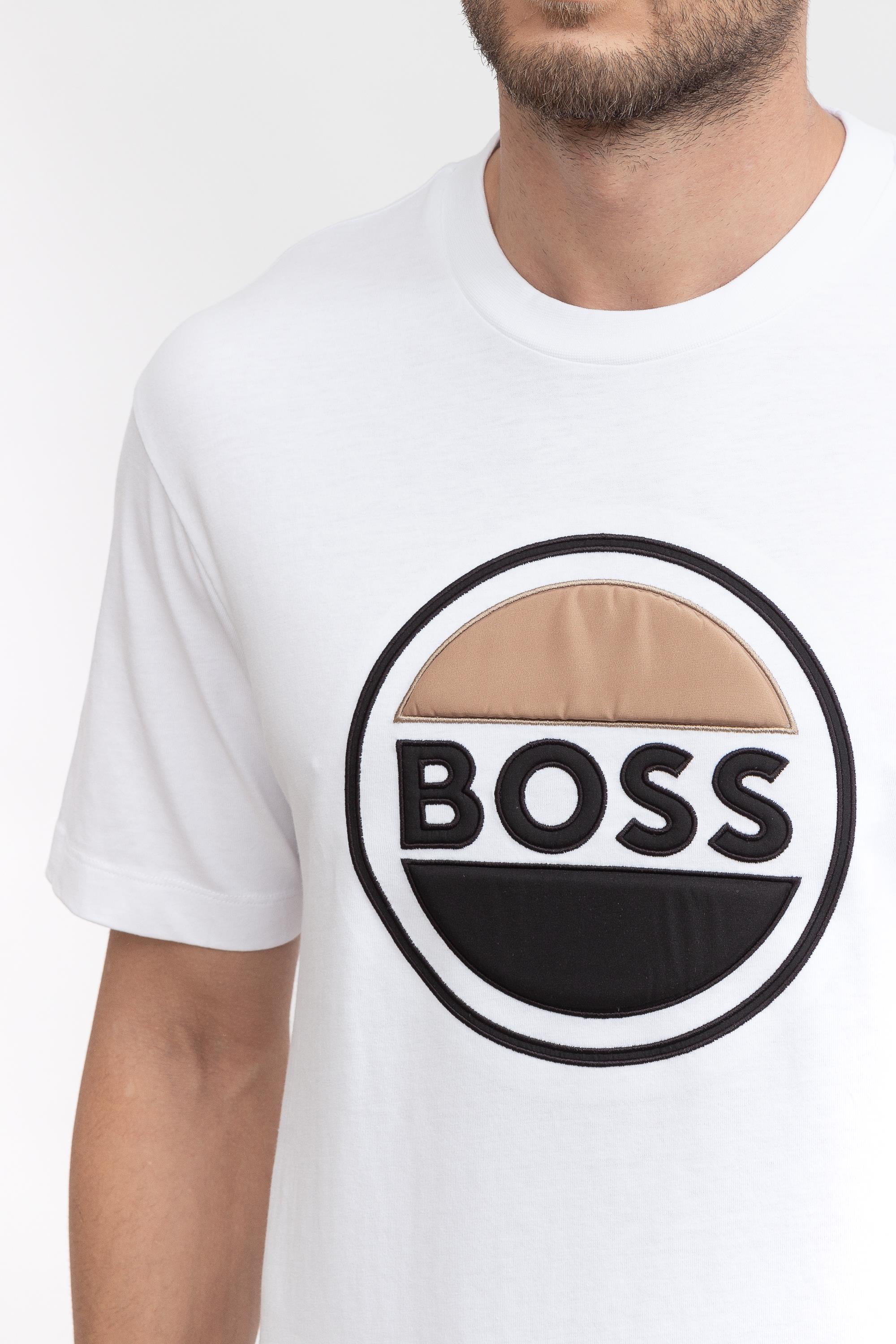 Boss Tessin Erkek Bisiklet Yaka T-Shirt