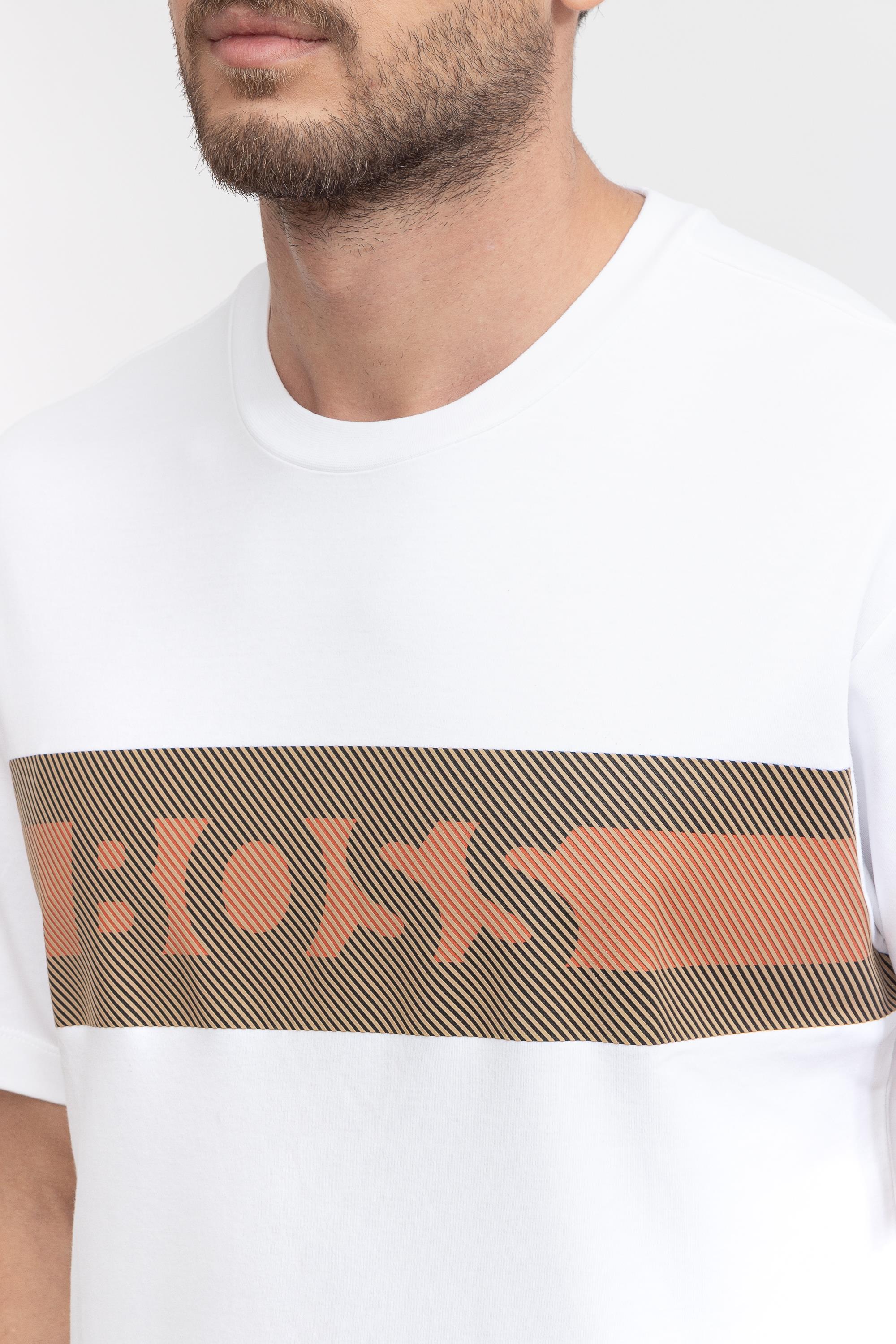 Boss Tessin Erkek Bisiklet Yaka T-Shirt