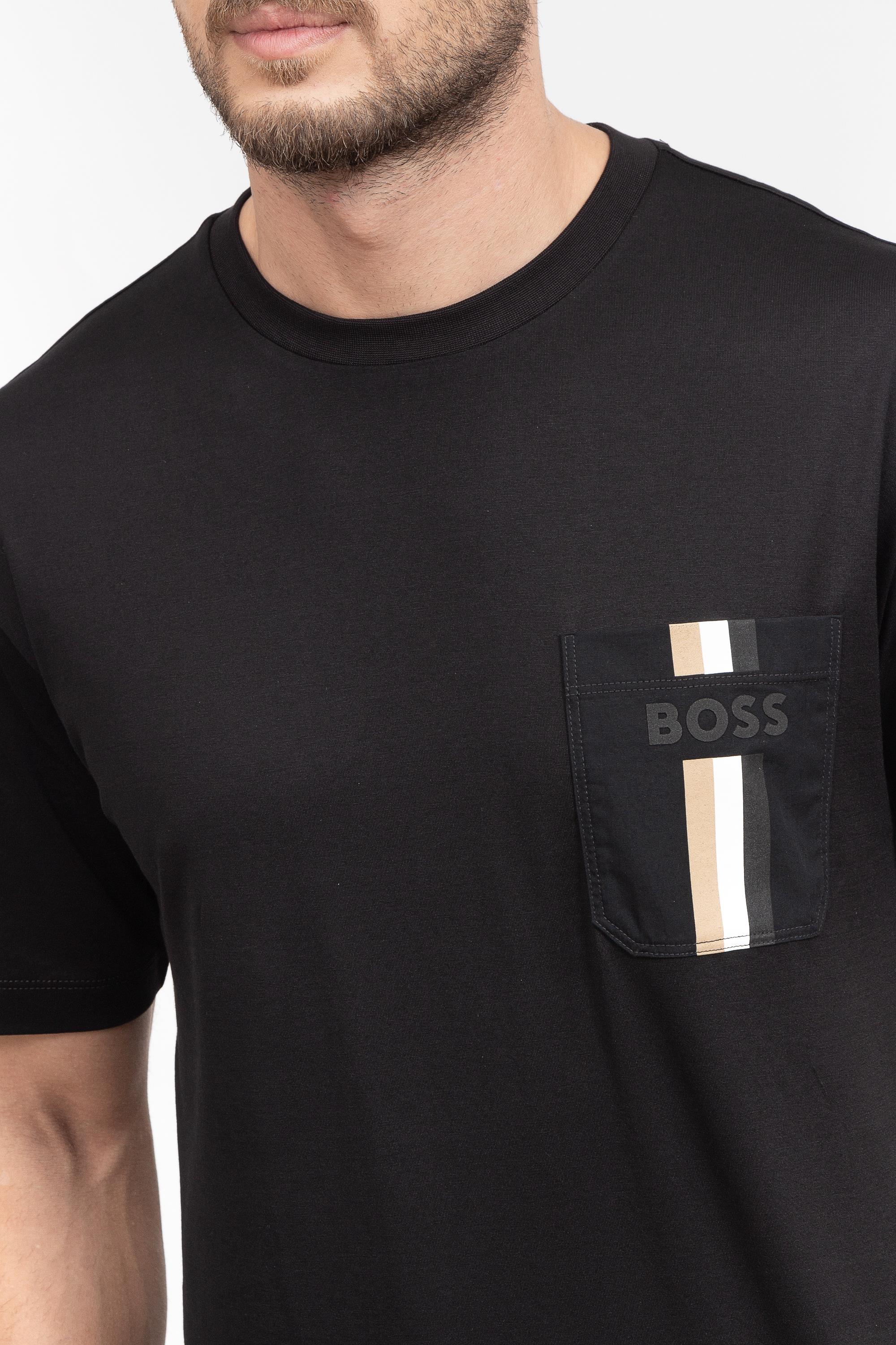 Boss Tessin Erkek Bisiklet Yaka T-Shirt