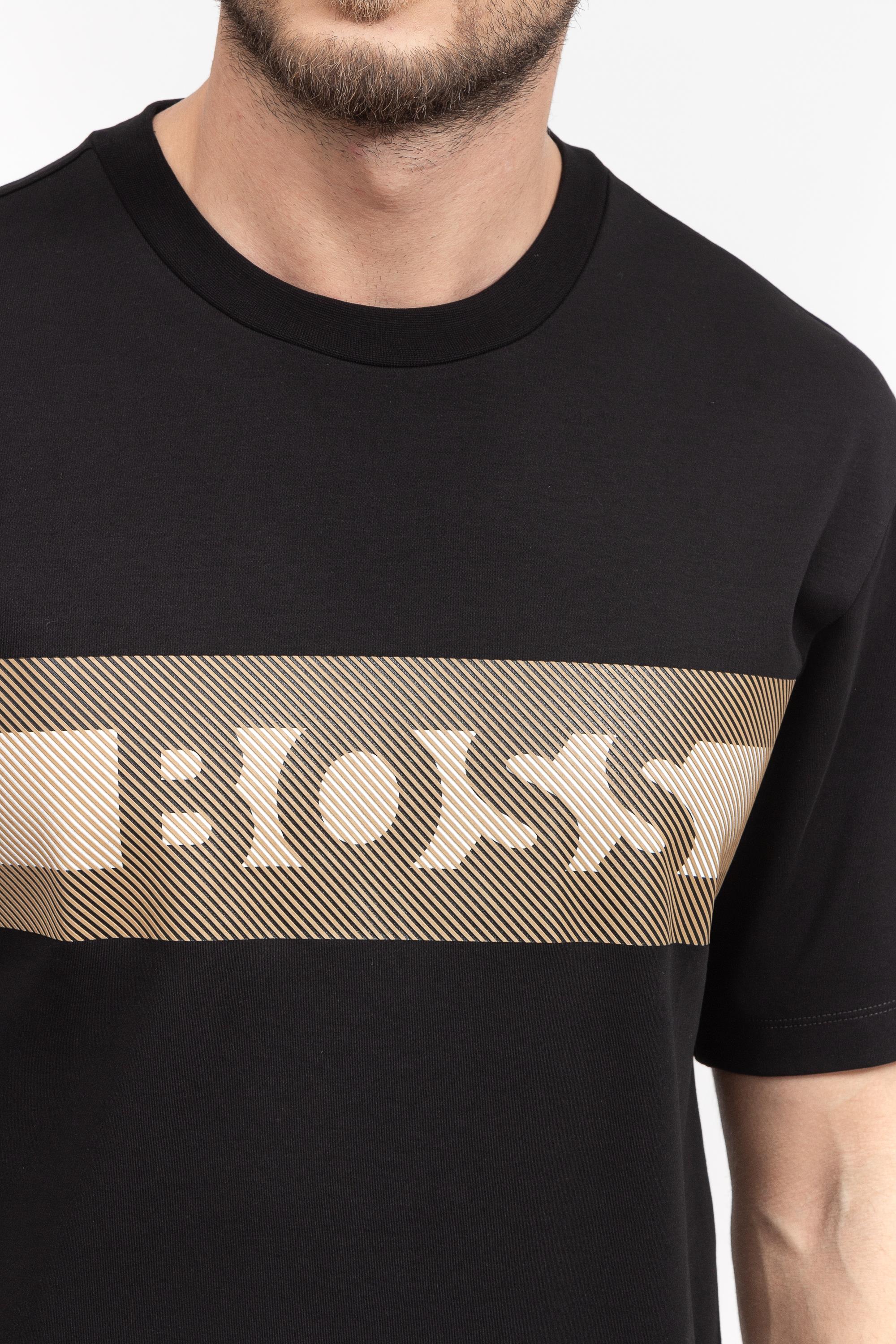 Boss Tessin Erkek Bisiklet Yaka T-Shirt