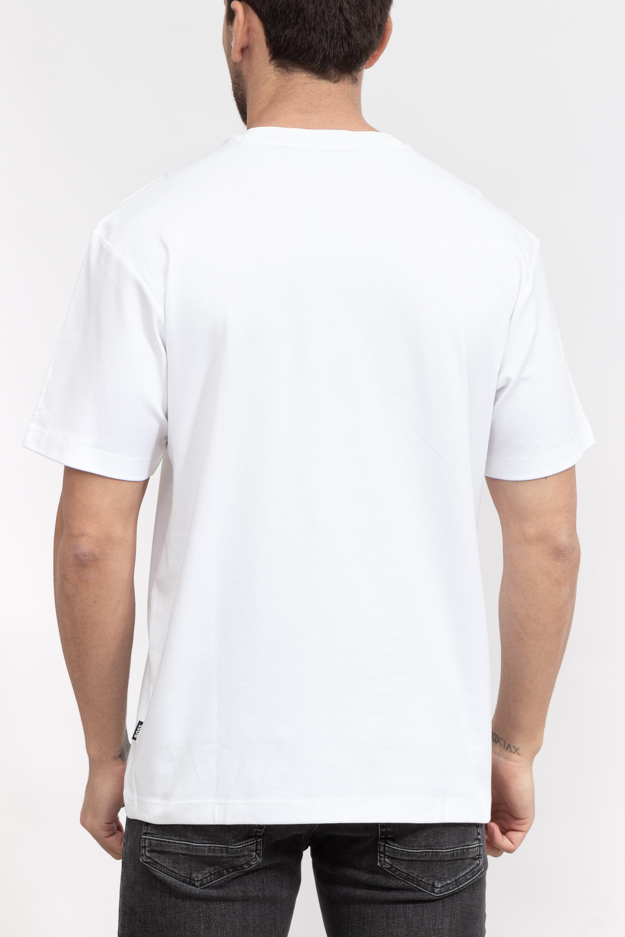 Boss Tessin Erkek Bisiklet Yaka T-Shirt