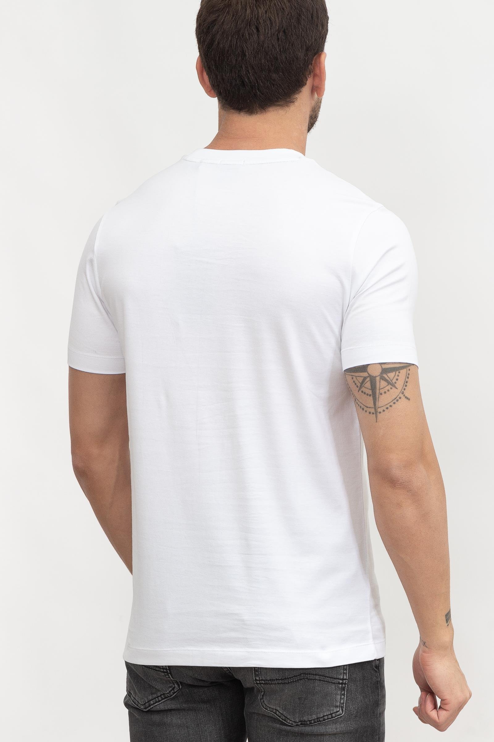 Boss Tessler Erkek Bisiklet Yaka T-Shirt