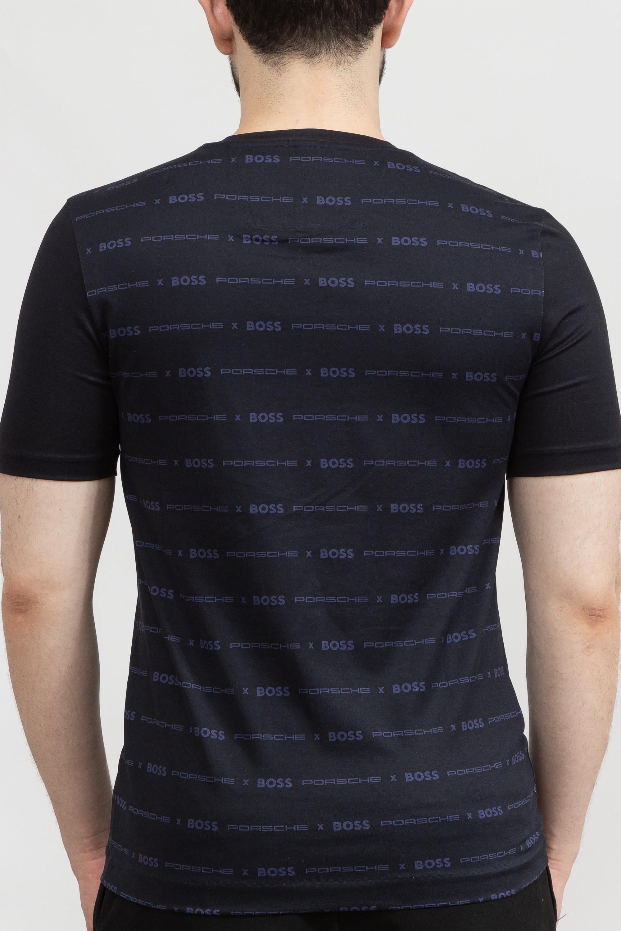 Boss Tessler Erkek Bisiklet Yaka T-Shirt