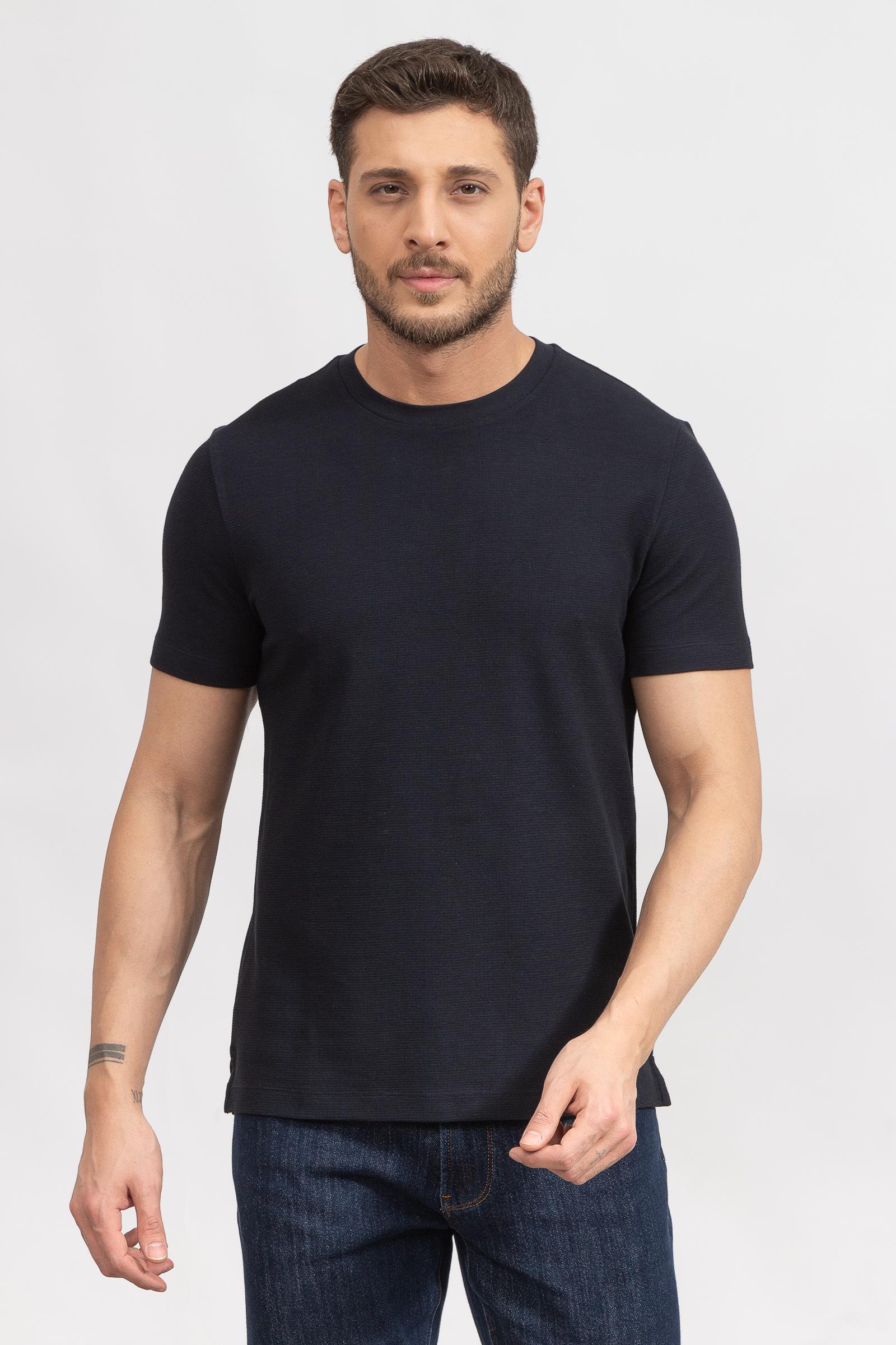 Boss Tessler Erkek Bisiklet Yaka T-Shirt