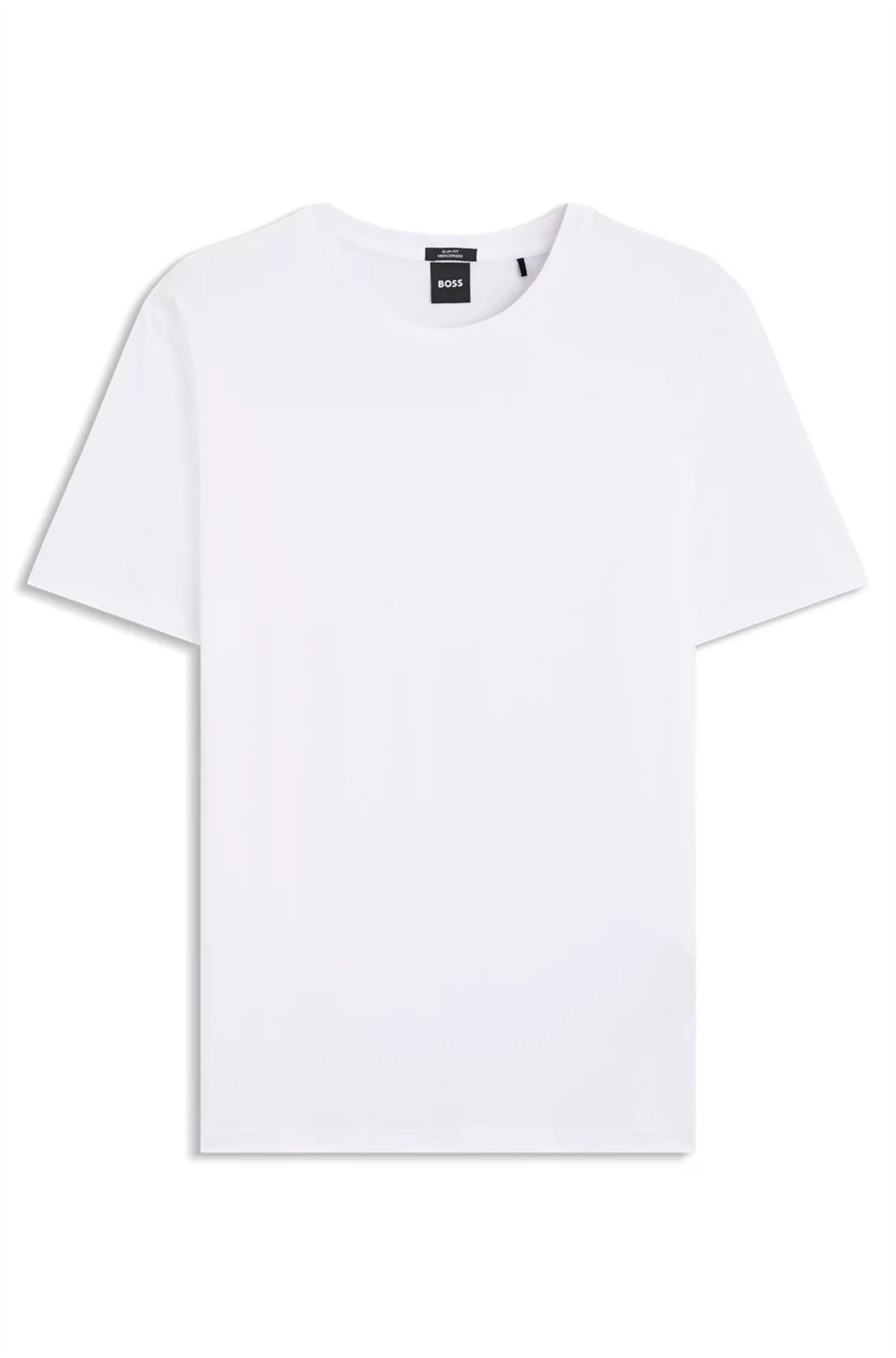 Boss Tessler Erkek Bisiklet Yaka T-Shirt Beyaz