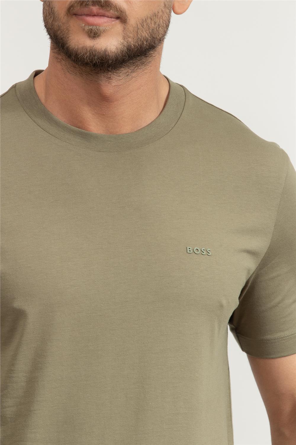 Boss Thompson Erkek Bisiklet Yaka T-Shirt