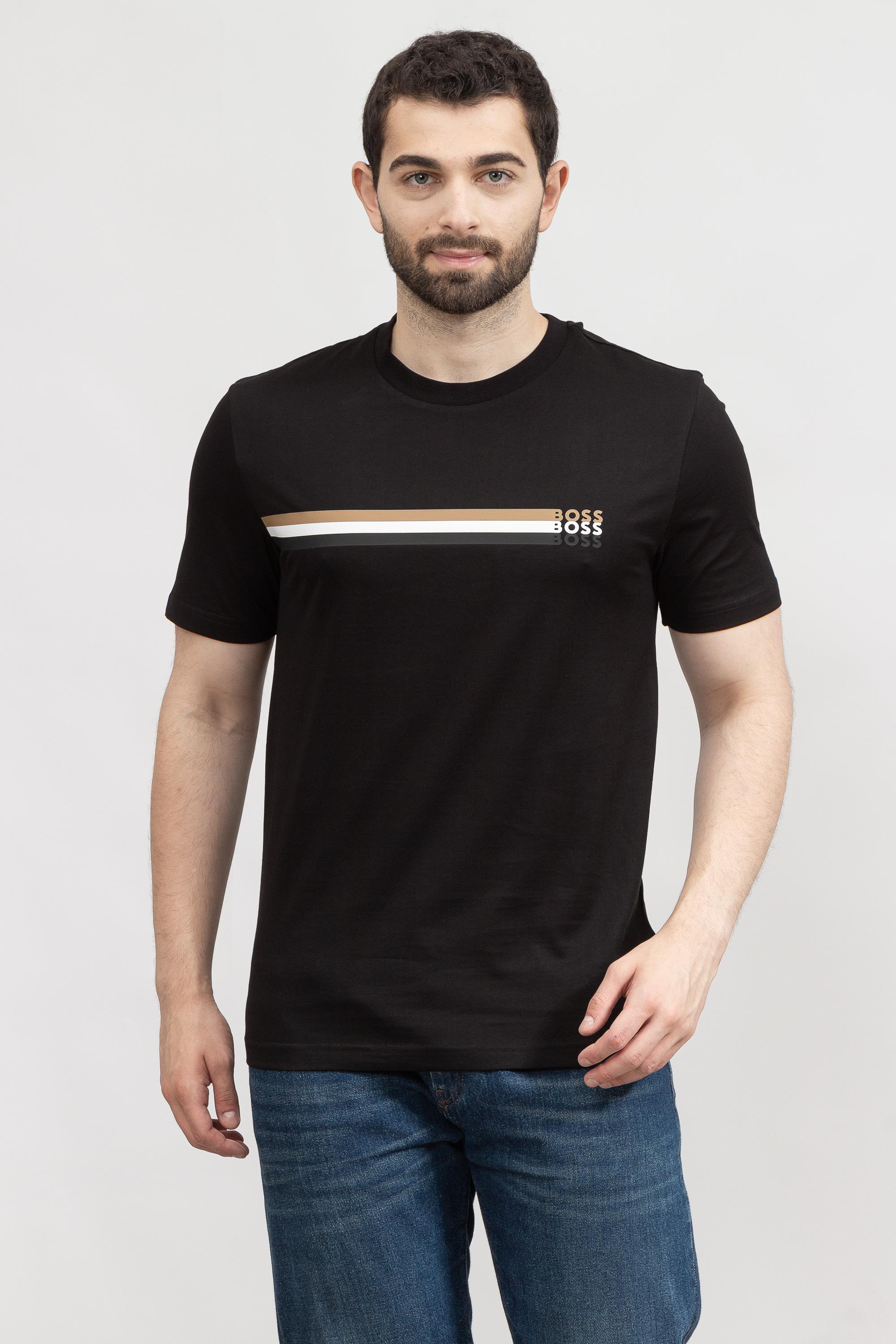 Boss Tiburt Erkek Bisiklet Yaka T-Shirt