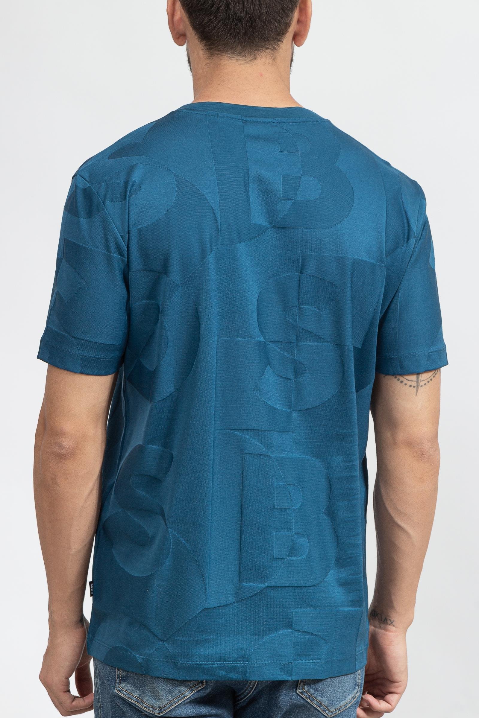 Boss Tiburt Erkek Bisiklet Yaka T-Shirt