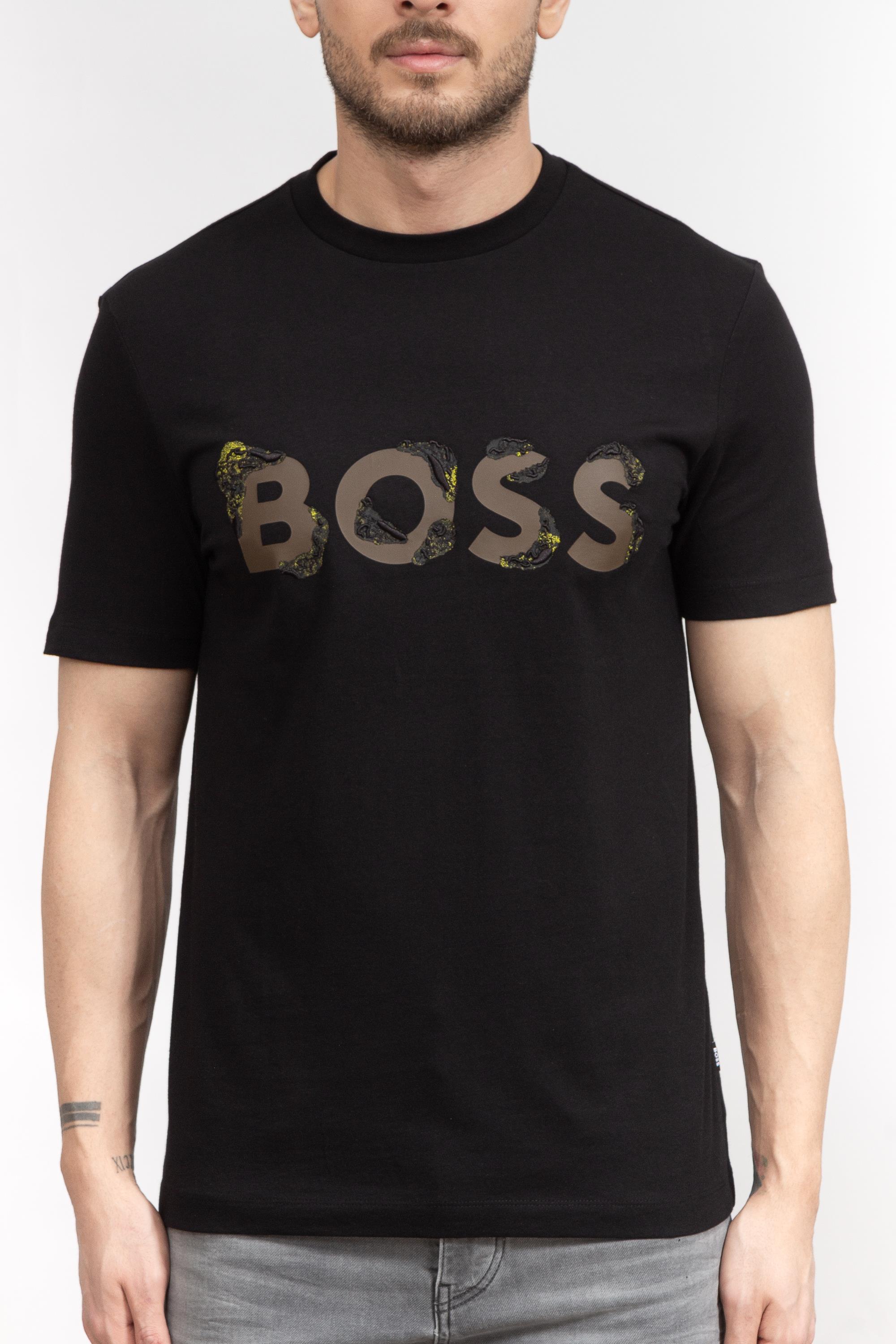 Boss Tiburt Erkek Bisiklet Yaka T-Shirt