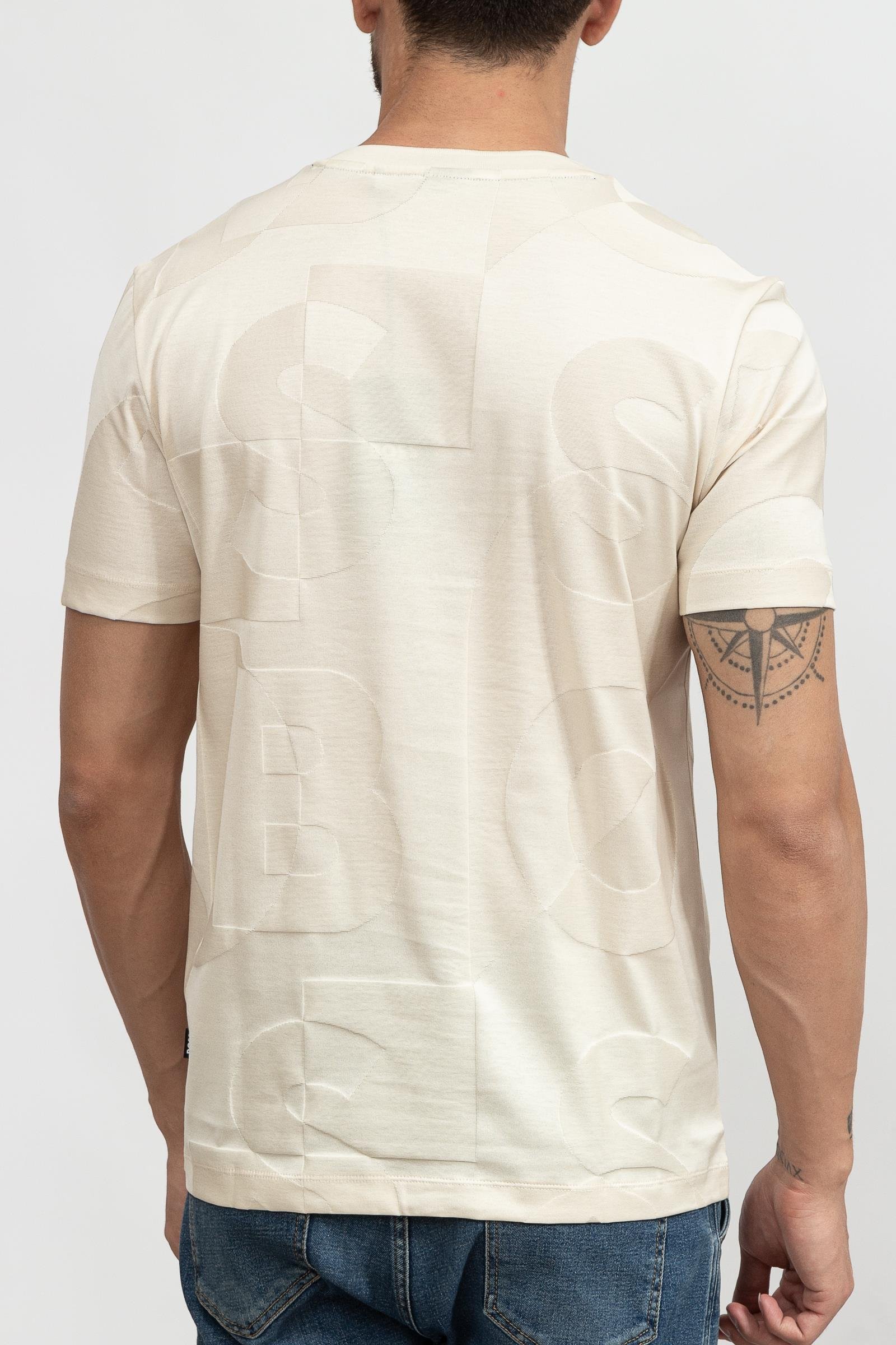 Boss Tiburt Erkek Bisiklet Yaka T-Shirt