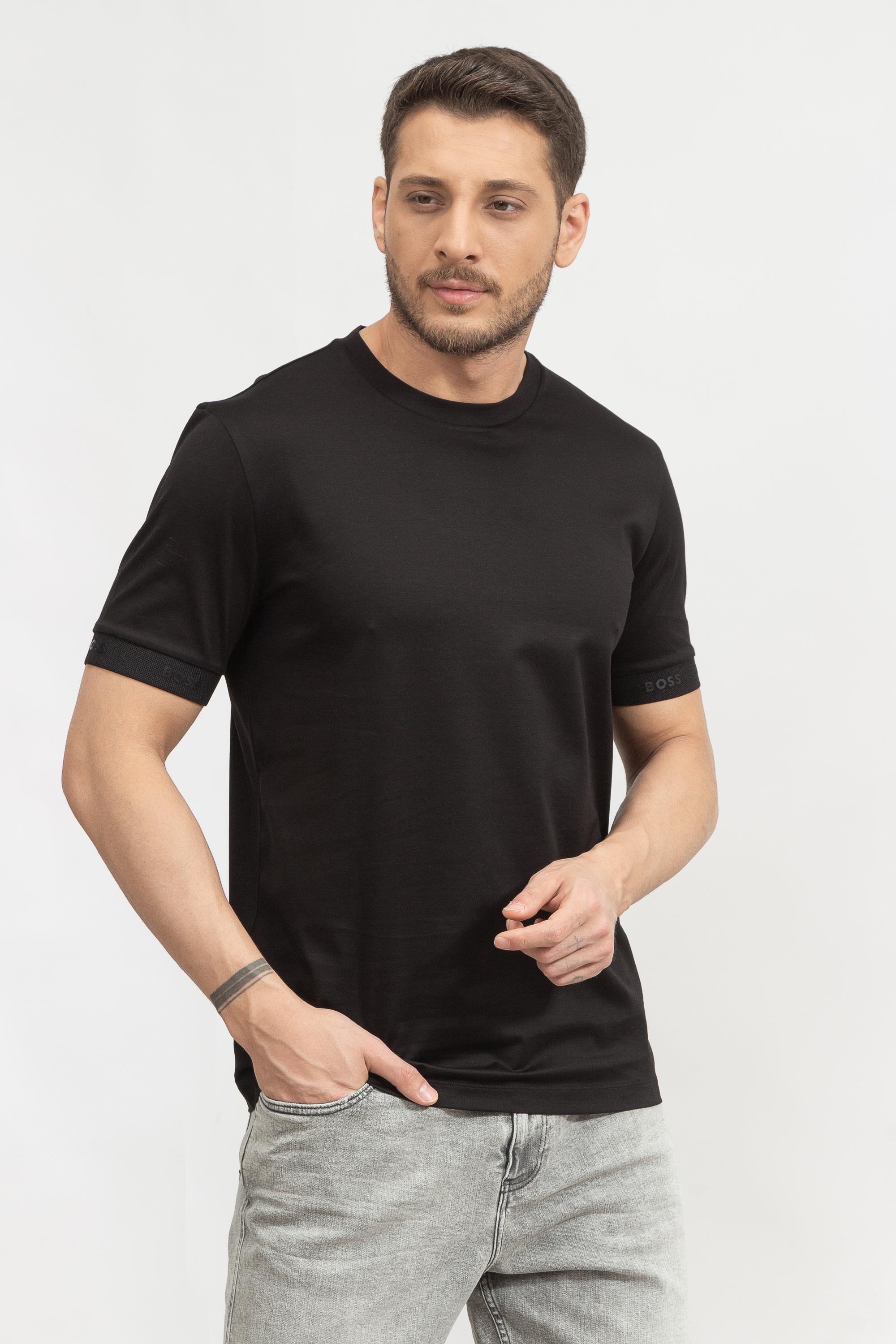 Boss Tiburt Erkek Bisiklet Yaka T-Shirt