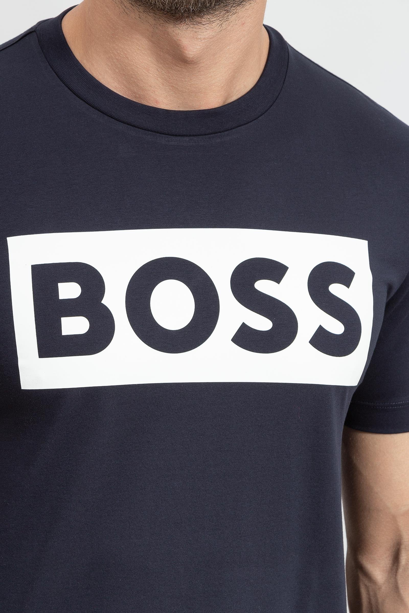 Boss Tiburt Erkek Bisiklet Yaka T-Shirt