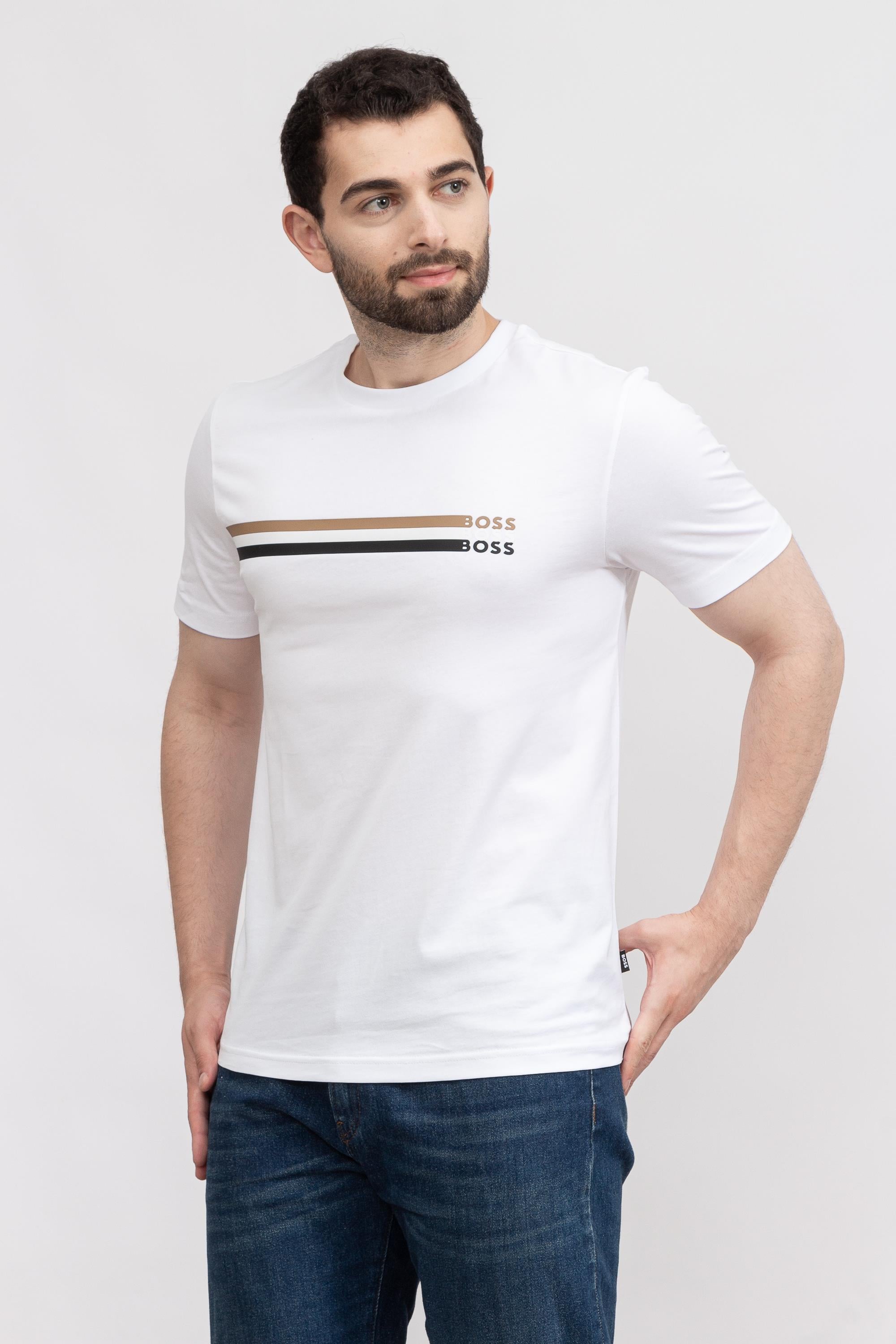 Boss Tiburt Erkek Bisiklet Yaka T-Shirt