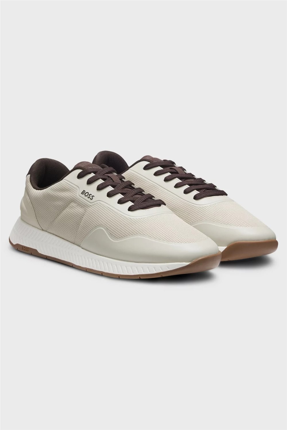 Boss Titanium Runn Trtxpu Erkek Sneaker Bej