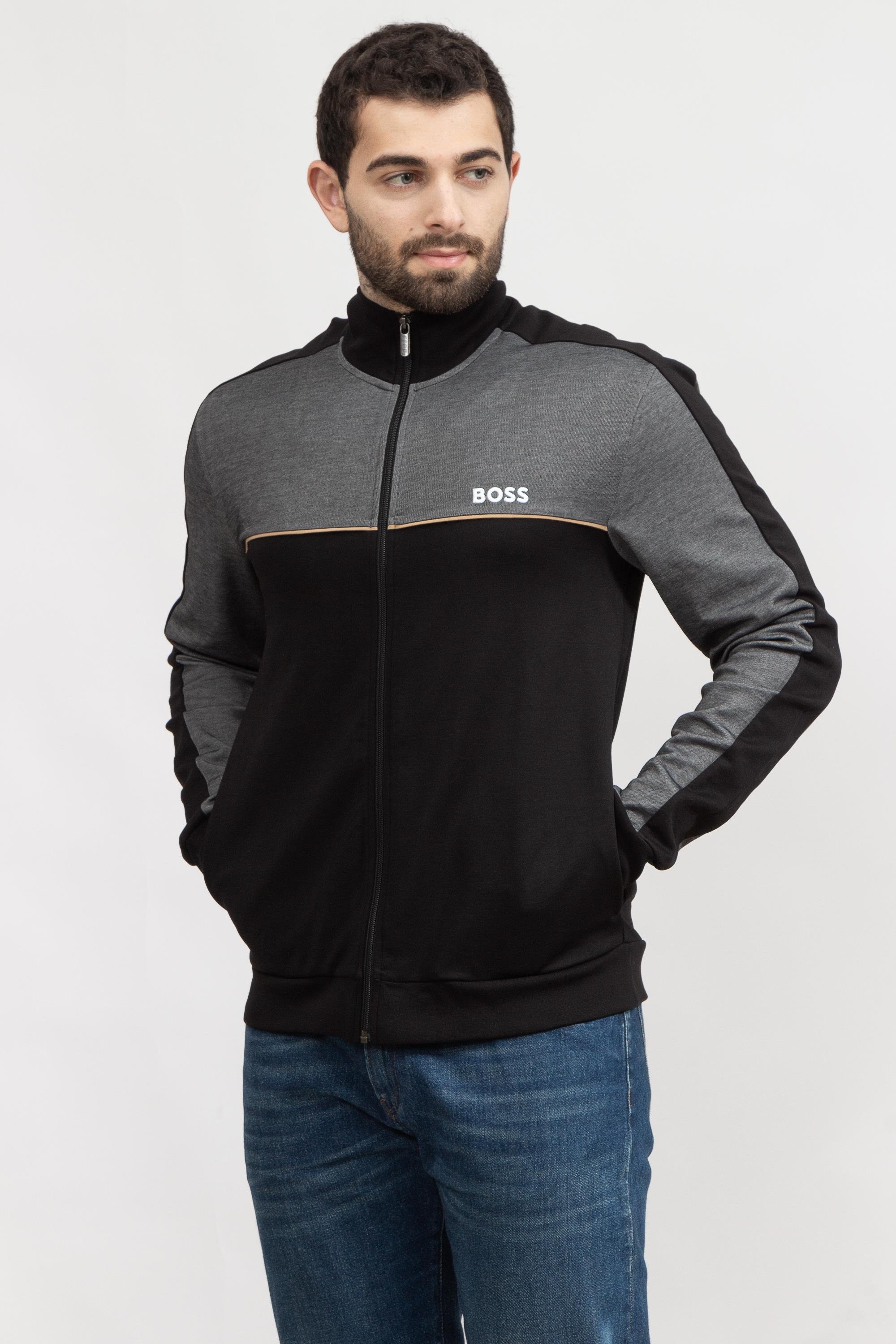 Boss Tracksuit Erkek Fermuarlı Sweatshirt