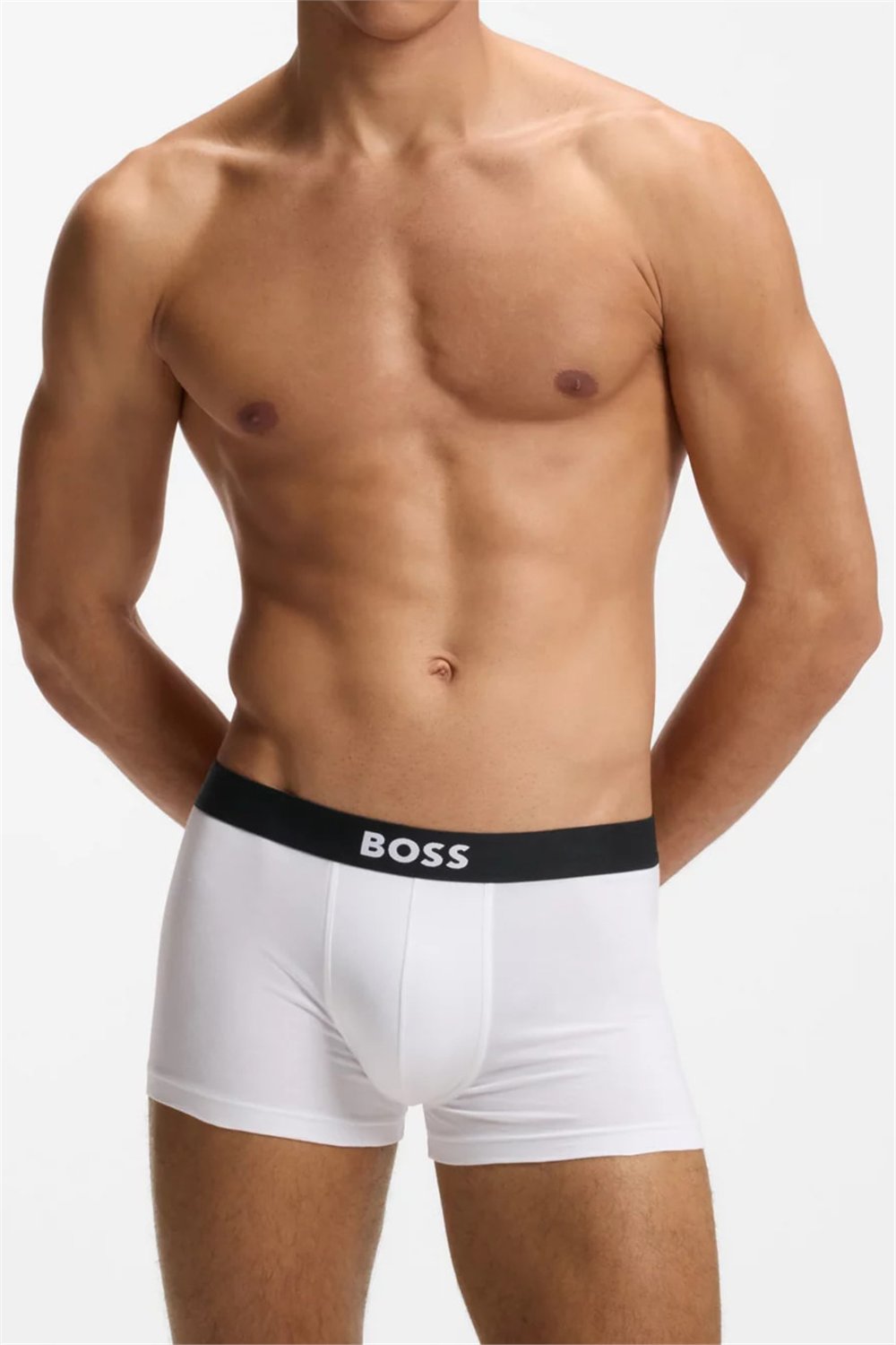 Boss Trunk 3P BOSS ONE Erkek 3lü Boxer Beyaz