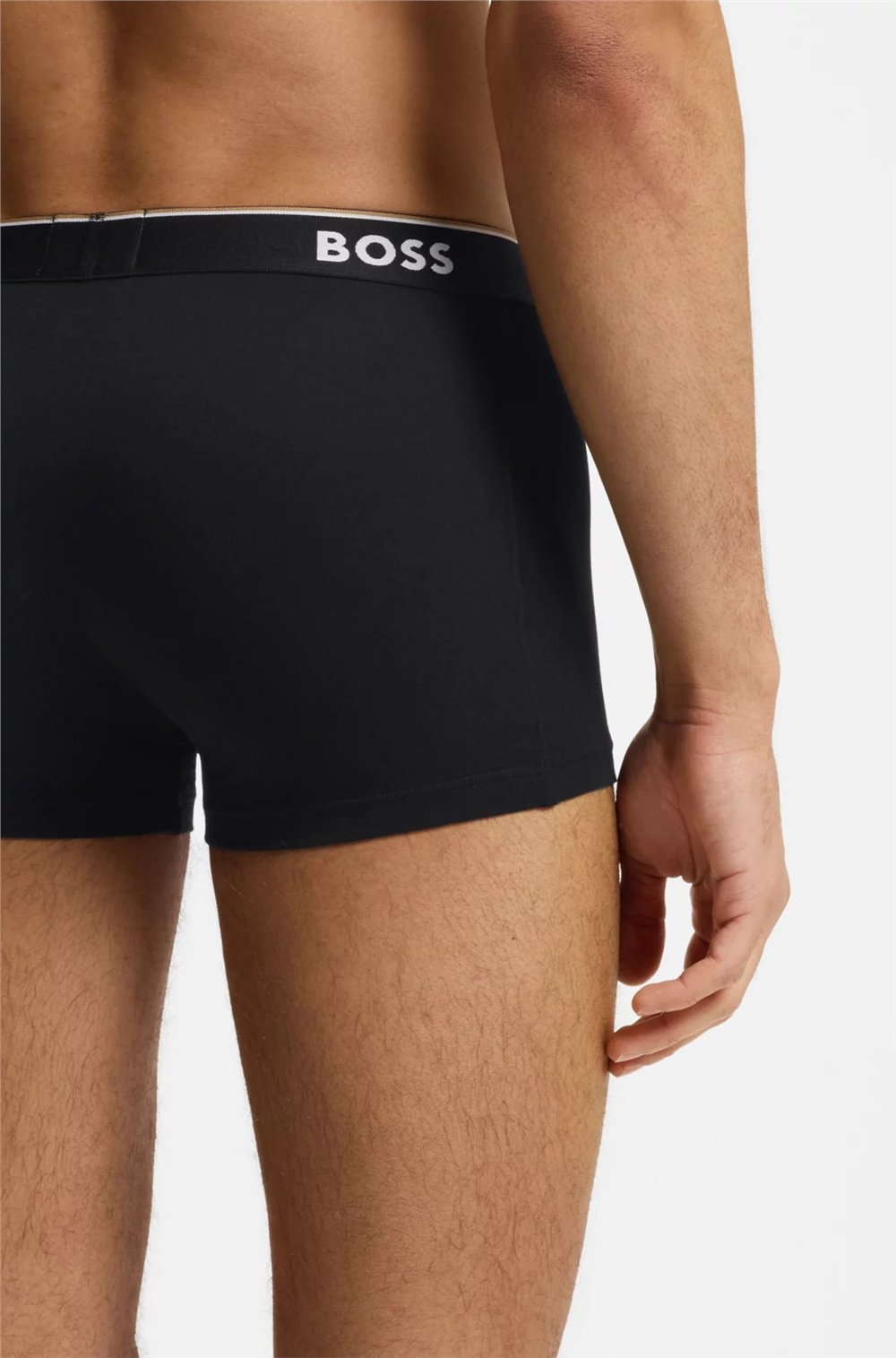 Boss Trunk 3P Power Desig Erkek 3lü Boxer Gri